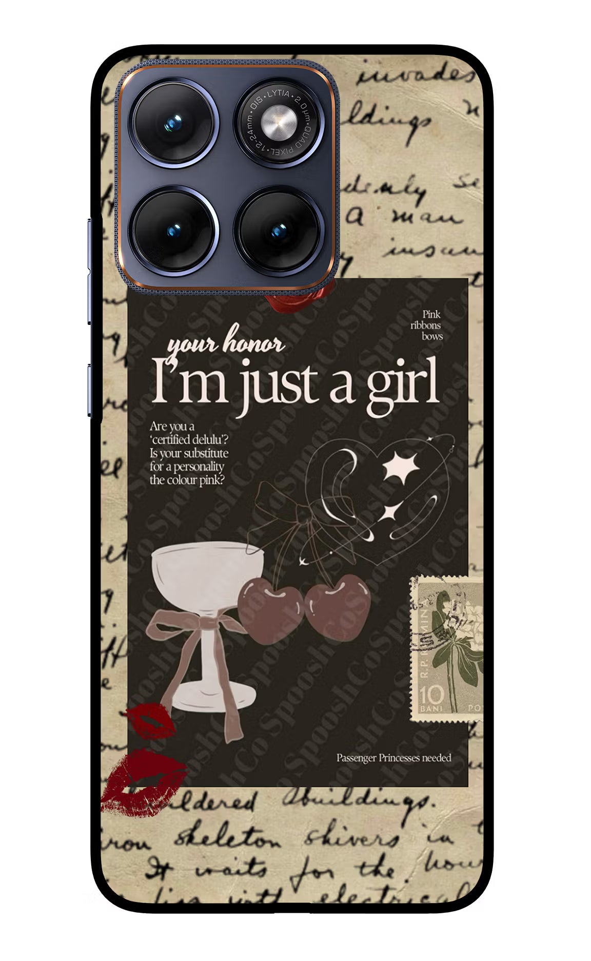 I am just a girl Moto Edge 70 Fusion Glass Case - I am just a girl Moto Edge 70 Fusion Glass Case I am just a girl Moto Edge 70 Fusion Glass Case