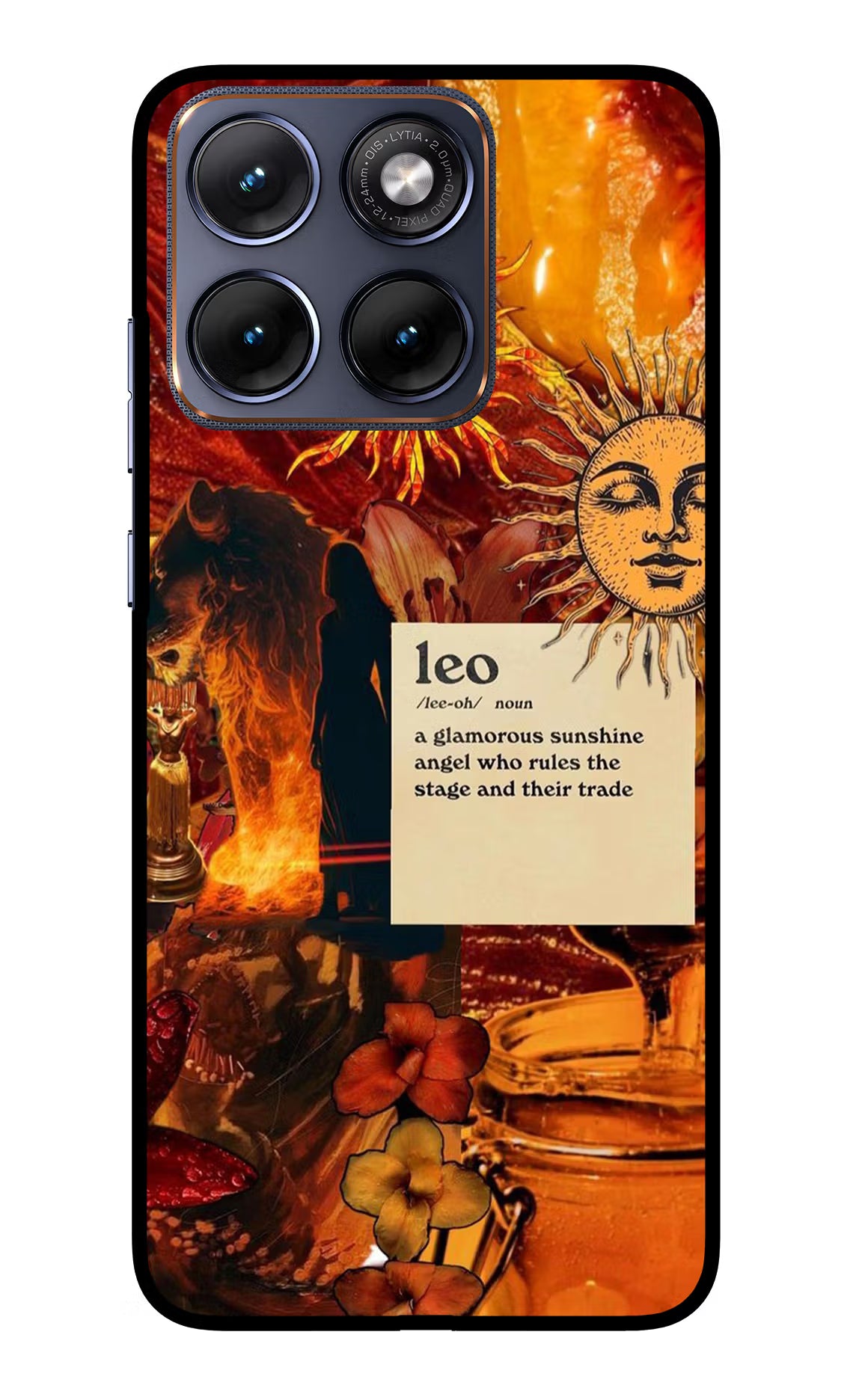 Leo Zodiac Moto Edge 70 Fusion Glass Case - Leo Zodiac Moto Edge 70 Fusion Glass Case Leo Zodiac Moto Edge 70 Fusion Glass Case