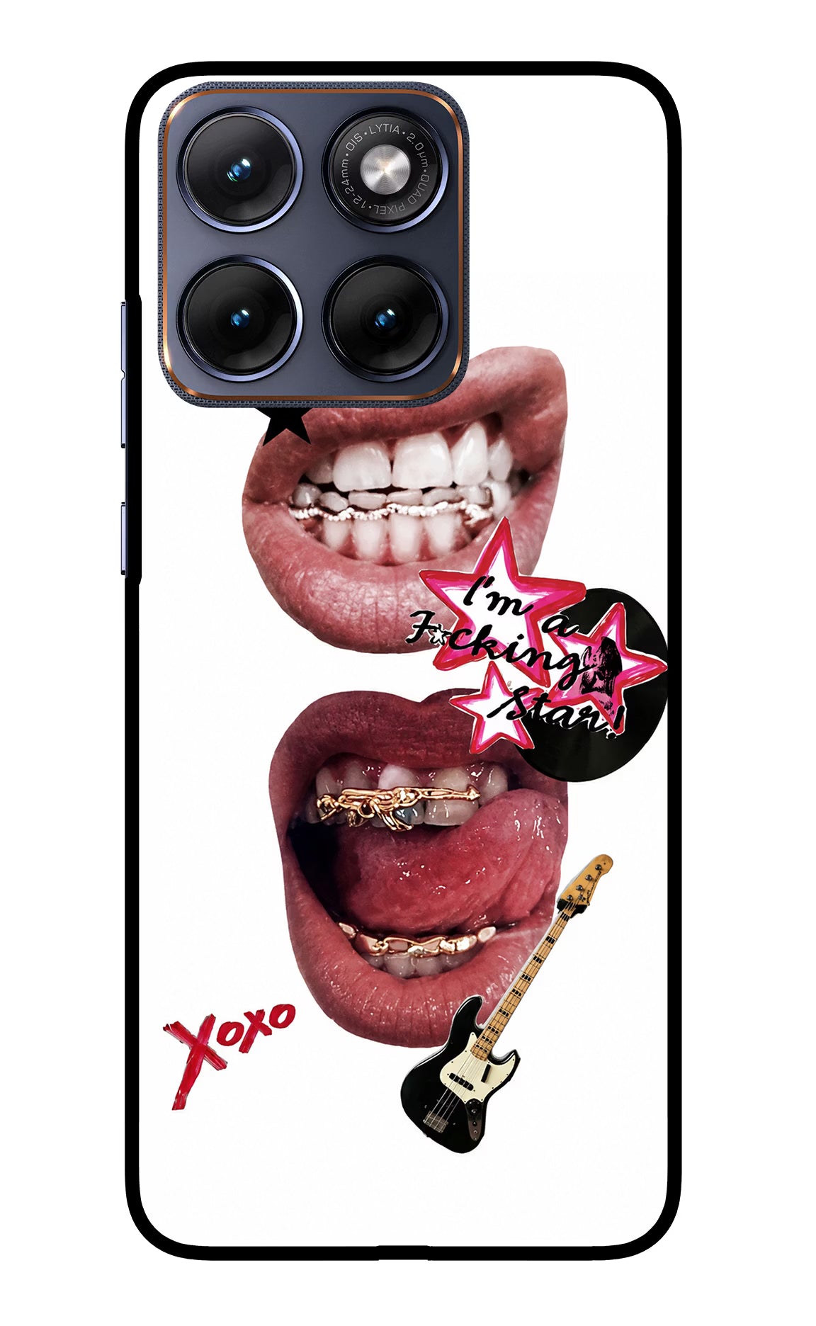 Rockstar Moto Edge 70 Fusion Glass Case - Rockstar Moto Edge 70 Fusion Glass Case Rockstar Moto Edge 70 Fusion Glass Case