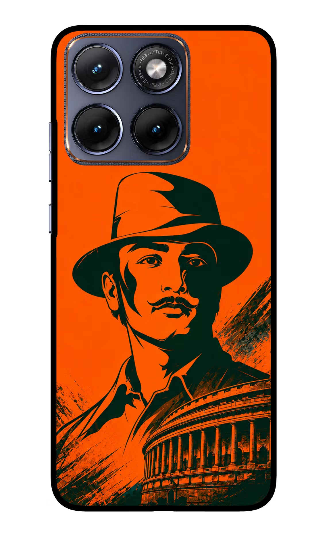 Bhagat Singh Legacy Moto Edge 70 Fusion Glass Case - Bhagat Singh Legacy Moto Edge 70 Fusion Glass Case Bhagat Singh Legacy Moto Edge 70 Fusion Glass Case