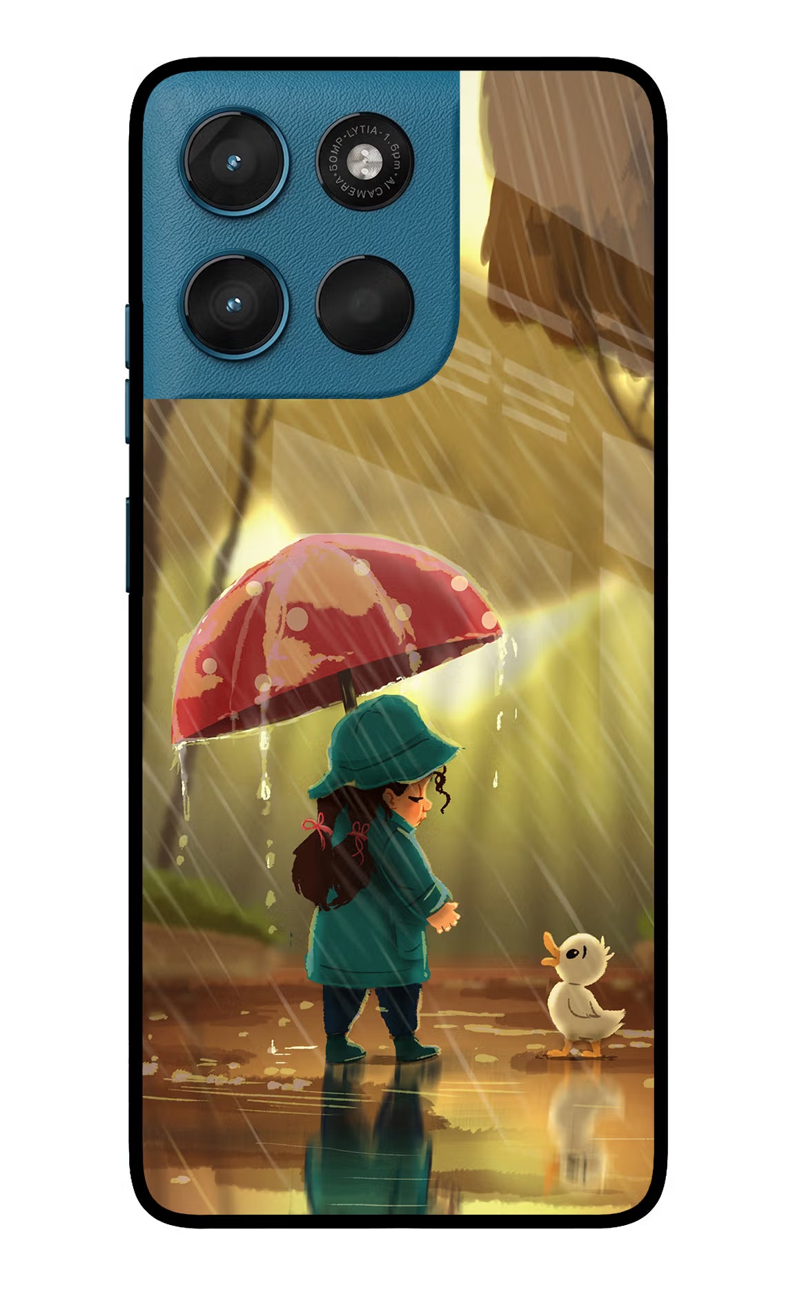 Rainy Day Moto G57 Power 5G Glass Case - Rainy Day Moto G57 Power 5G Glass Case Rainy Day Moto G57 Power 5G Glass Case