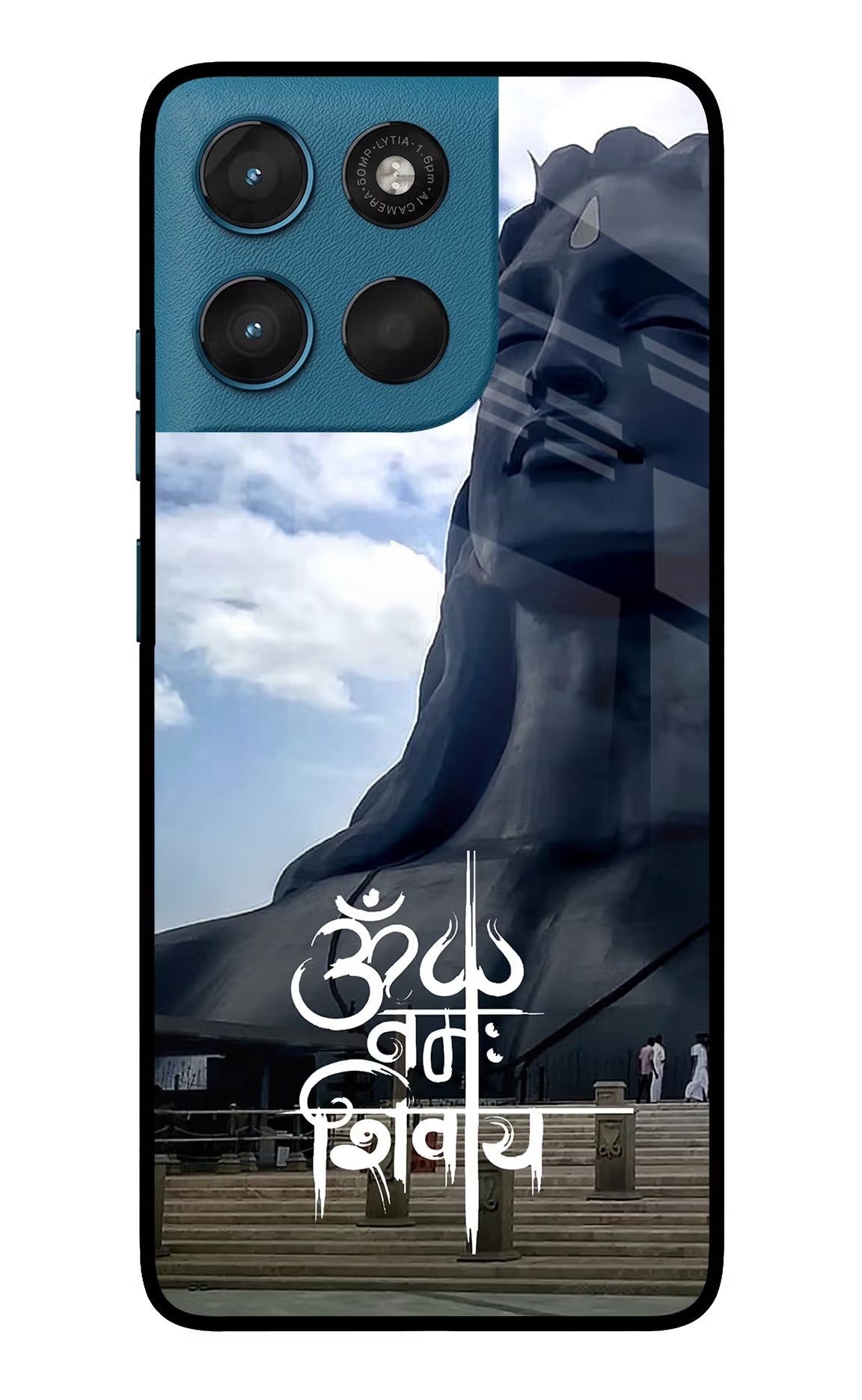 Om Namah Shivay Moto G57 Power 5G Glass Case - Om Namah Shivay Moto G57 Power 5G Glass Case Om Namah Shivay Moto G57 Power 5G Glass Case