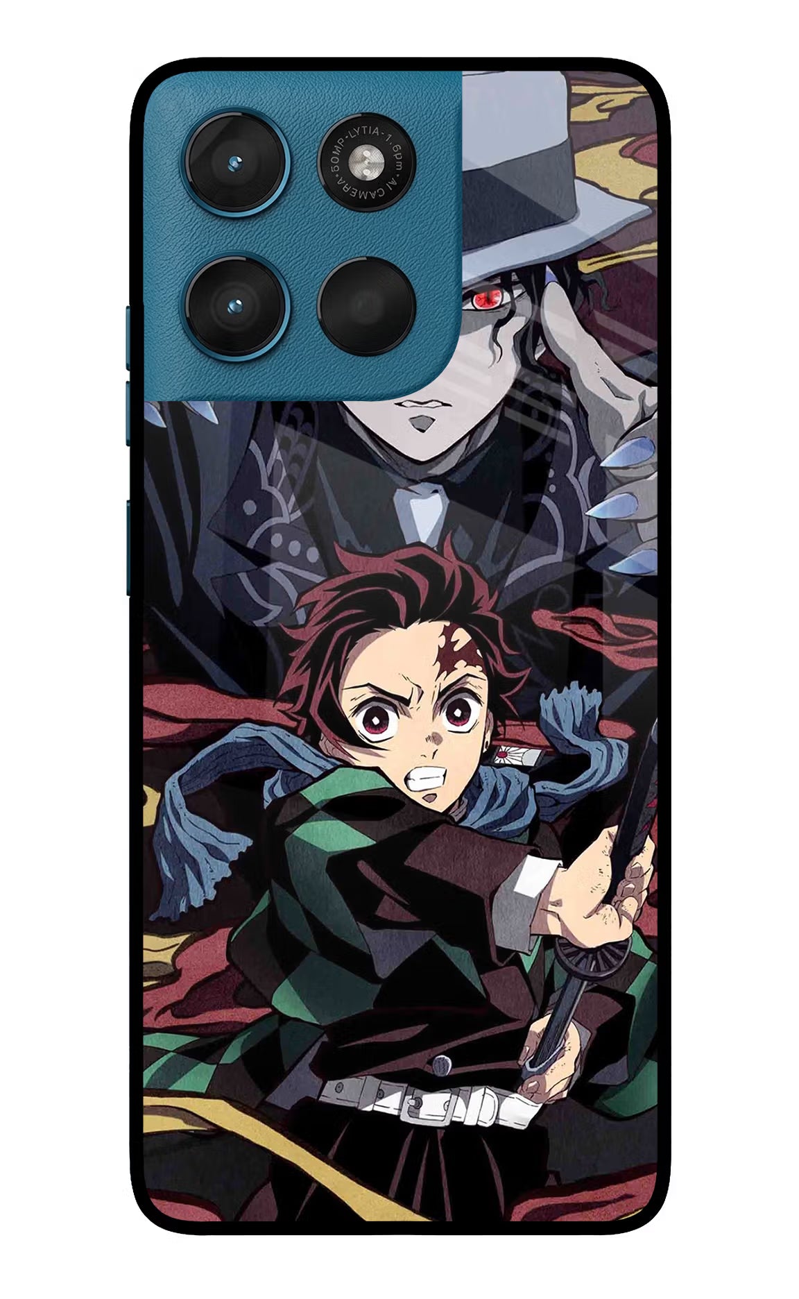 Demon Slayer Moto G57 Power 5G Glass Case - Demon Slayer Moto G57 Power 5G Glass Case Demon Slayer Moto G57 Power 5G Glass Case