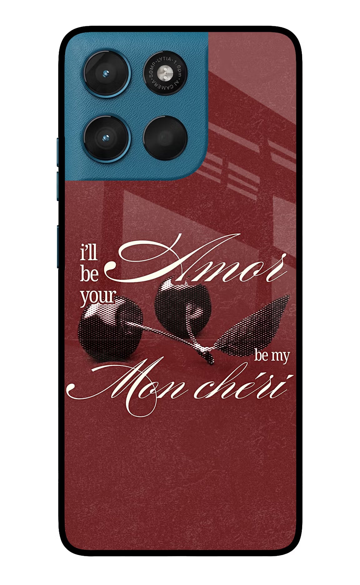 Velvet Cherry Moto G57 Power 5G Glass Case - Velvet Cherry Moto G57 Power 5G Glass Case Velvet Cherry Moto G57 Power 5G Glass Case