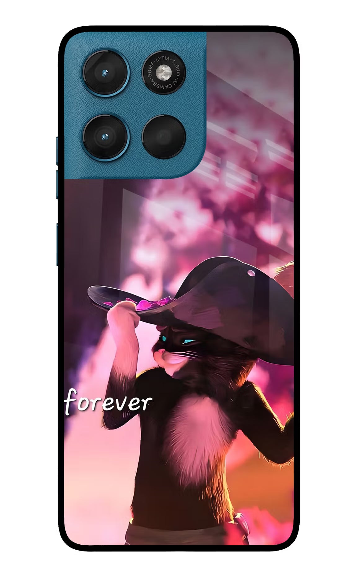 Forever Cat Moto G57 Power 5G Glass Case - Forever Cat Moto G57 Power 5G Glass Case Forever Cat Moto G57 Power 5G Glass Case