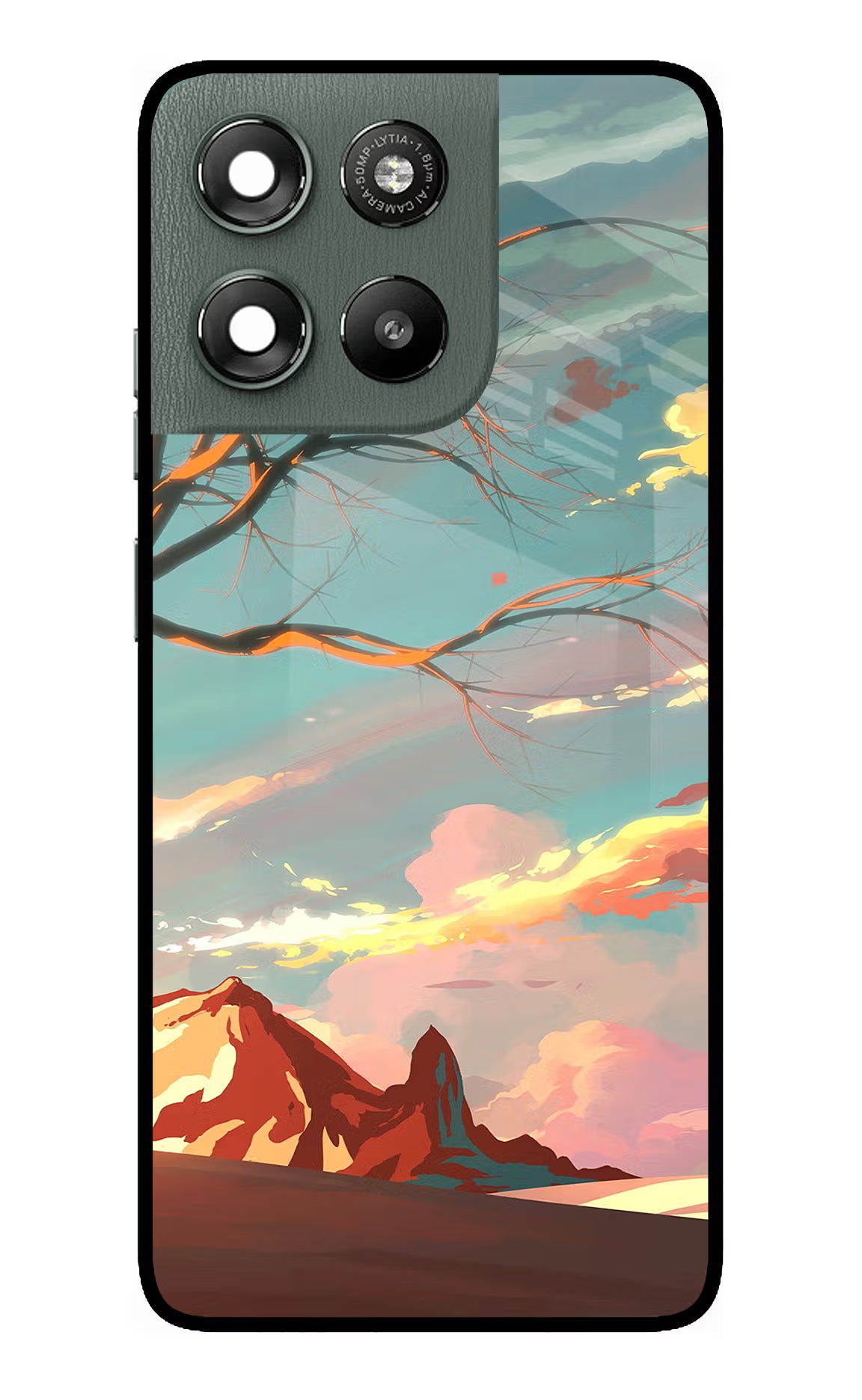 Scenery Moto G67 Power 5G Glass Case - Scenery Moto G67 Power 5G Glass Case Scenery Moto G67 Power 5G Glass Case