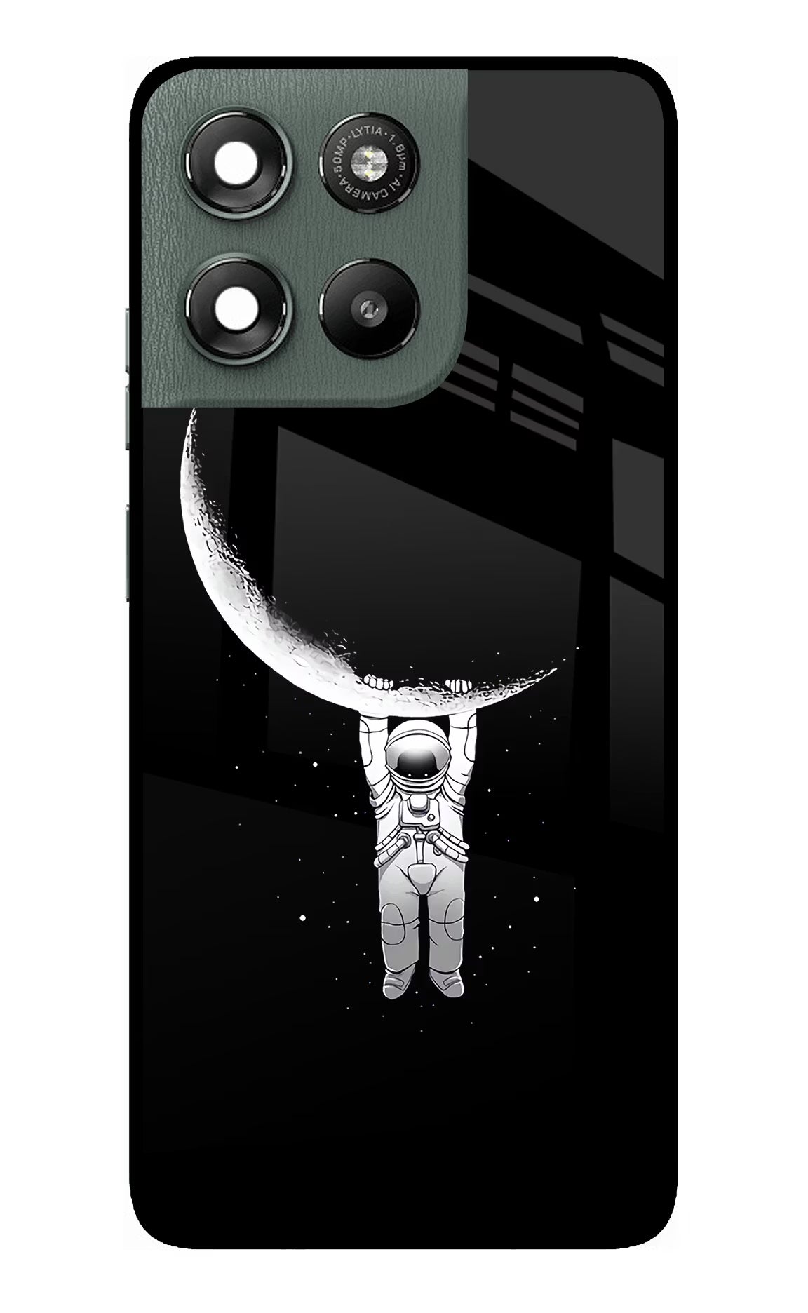 Moon Space Moto G67 Power 5G Glass Case - Moon Space Moto G67 Power 5G Glass Case Moon Space Moto G67 Power 5G Glass Case