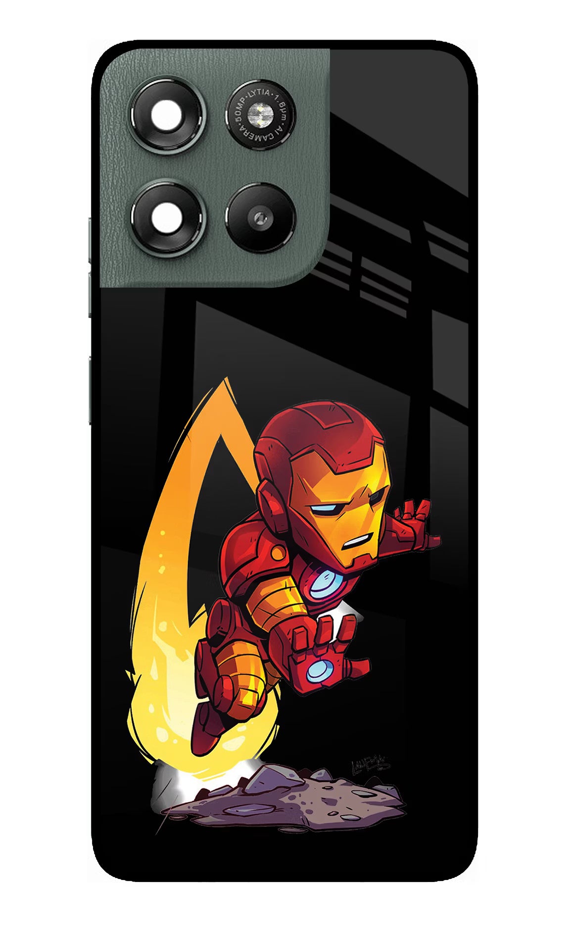 IronMan Moto G67 Power 5G Glass Case - IronMan Moto G67 Power 5G Glass Case IronMan Moto G67 Power 5G Glass Case