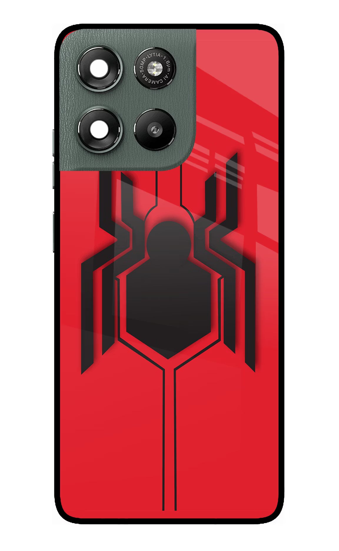 Spider Moto G67 Power 5G Glass Case - Spider Moto G67 Power 5G Glass Case Spider Moto G67 Power 5G Glass Case