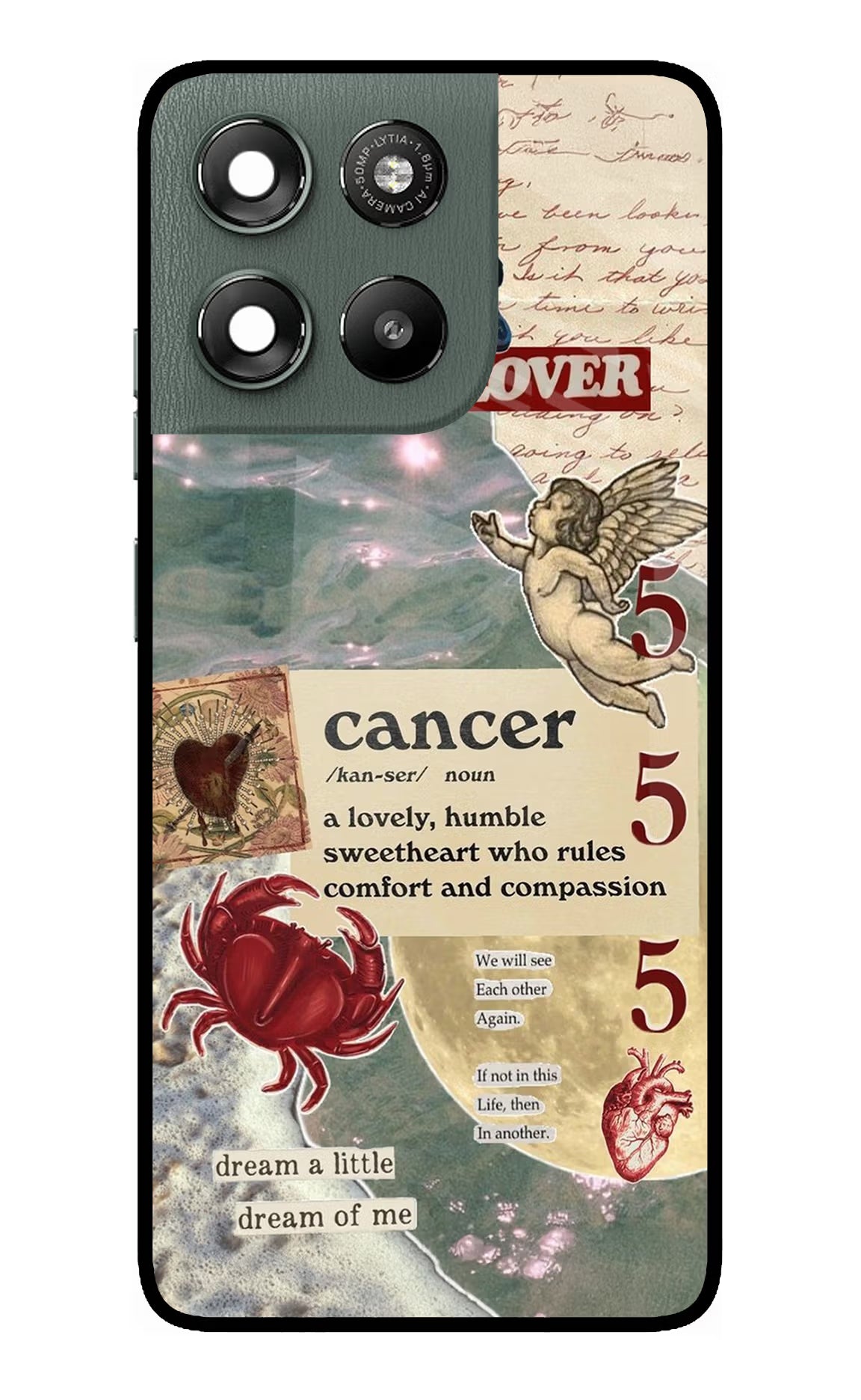 Cancer Zodiac Moto G67 Power 5G Glass Case - Cancer Zodiac Moto G67 Power 5G Glass Case Cancer Zodiac Moto G67 Power 5G Glass Case