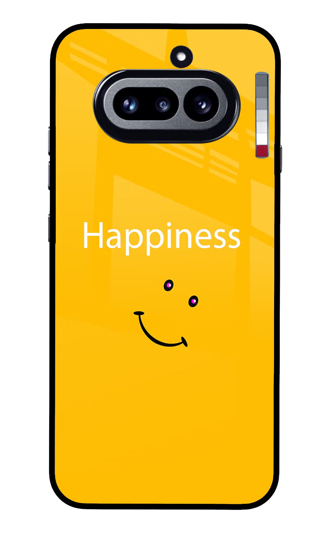 Happiness With Smiley Nothing Phone 4a Glass Case - Happiness With Smiley Nothing Phone 4a Glass Case Happiness With Smiley Nothing Phone 4a Glass Case