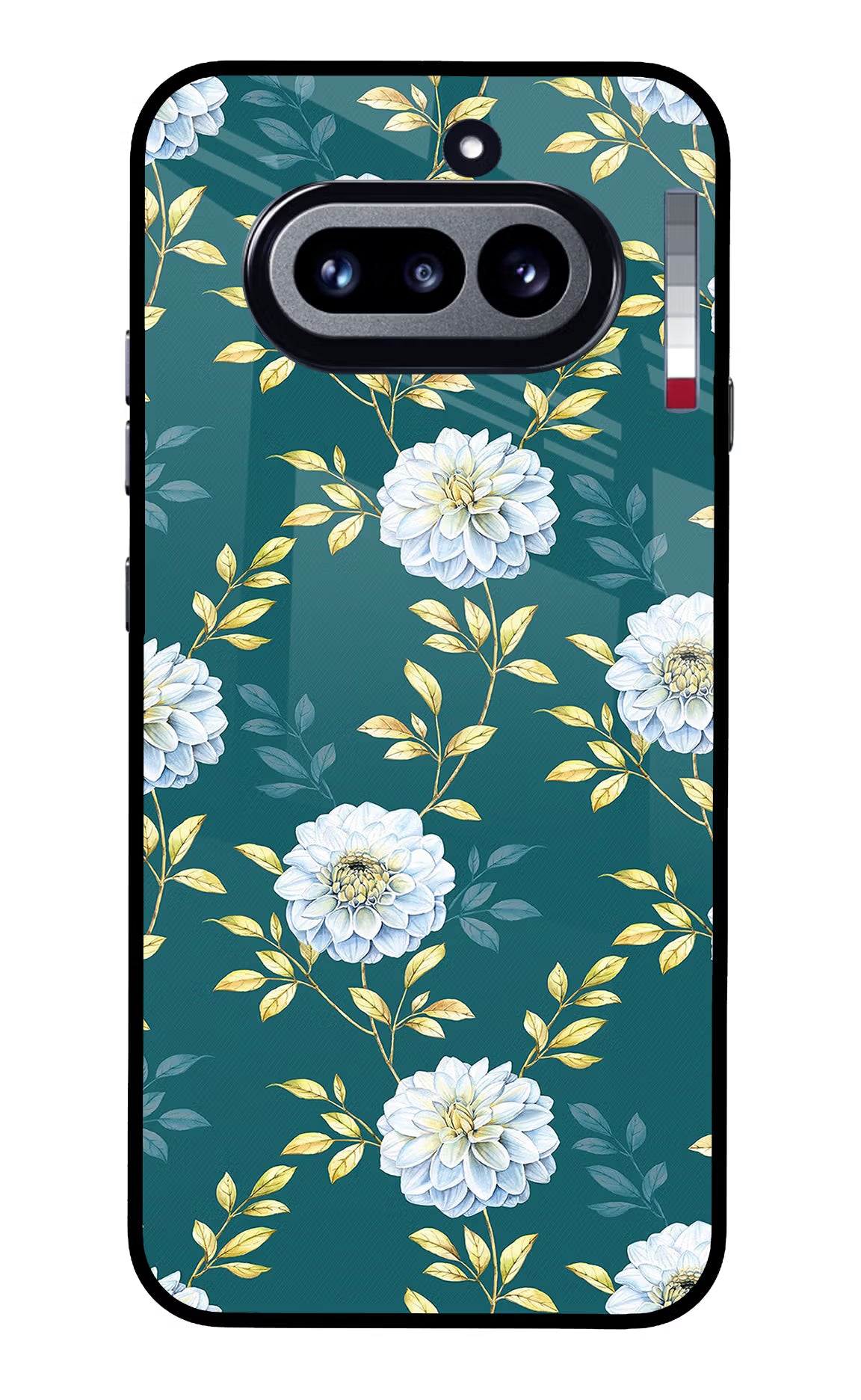 Flowers Nothing Phone 4a Glass Case - Flowers Nothing Phone 4a Glass Case Flowers Nothing Phone 4a Glass Case