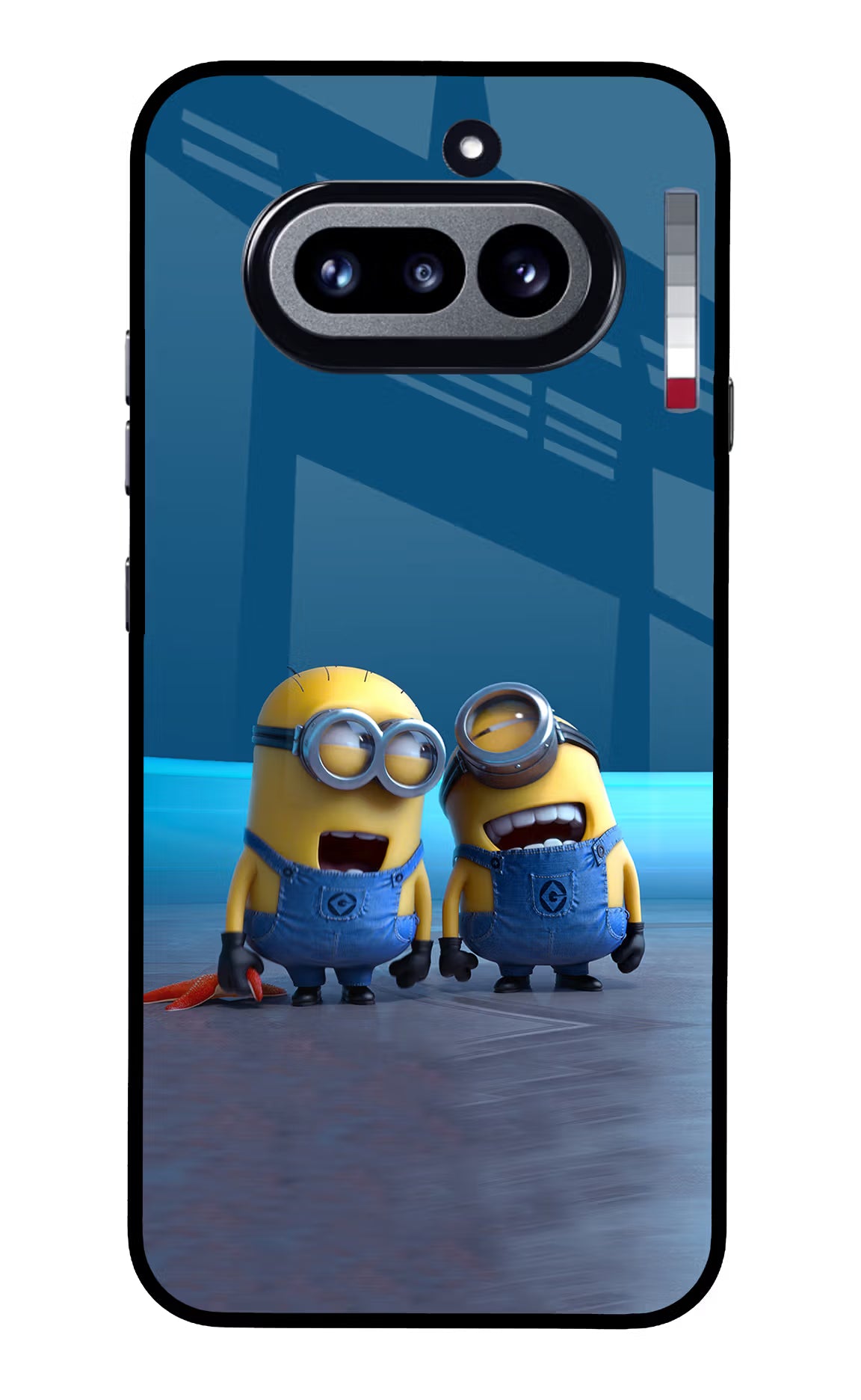 Minion Laughing Nothing Phone 4a Glass Case - Minion Laughing Nothing Phone 4a Glass Case Minion Laughing Nothing Phone 4a Glass Case