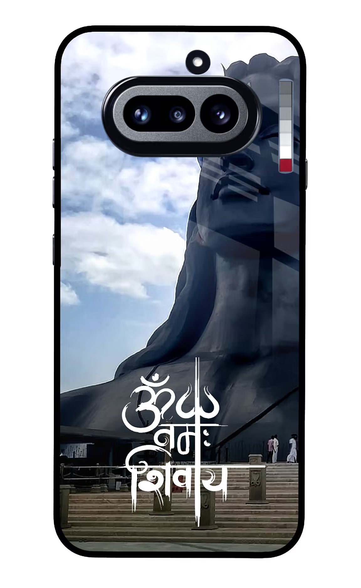 Om Namah Shivay Nothing Phone 4a Glass Case - Om Namah Shivay Nothing Phone 4a Glass Case Om Namah Shivay Nothing Phone 4a Glass Case