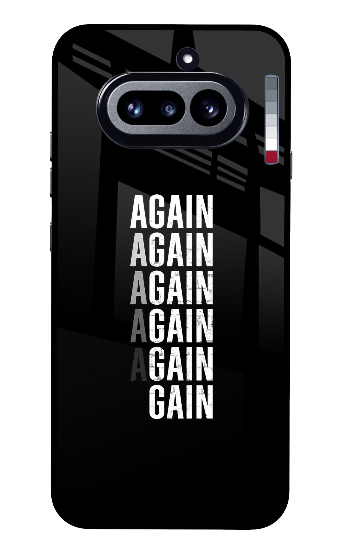 Again Again Gain Nothing Phone 4a Glass Case - Again Again Gain Nothing Phone 4a Glass Case Again Again Gain Nothing Phone 4a Glass Case
