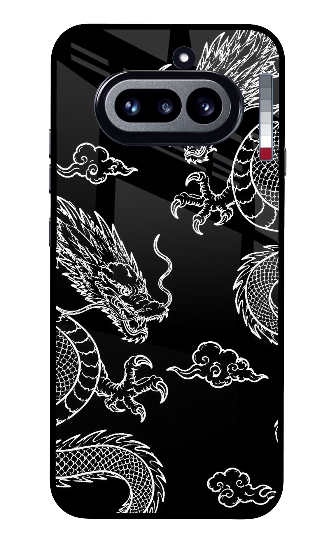 Twin Dragons Nothing Phone 4a Glass Case - Twin Dragons Nothing Phone 4a Glass Case Twin Dragons Nothing Phone 4a Glass Case