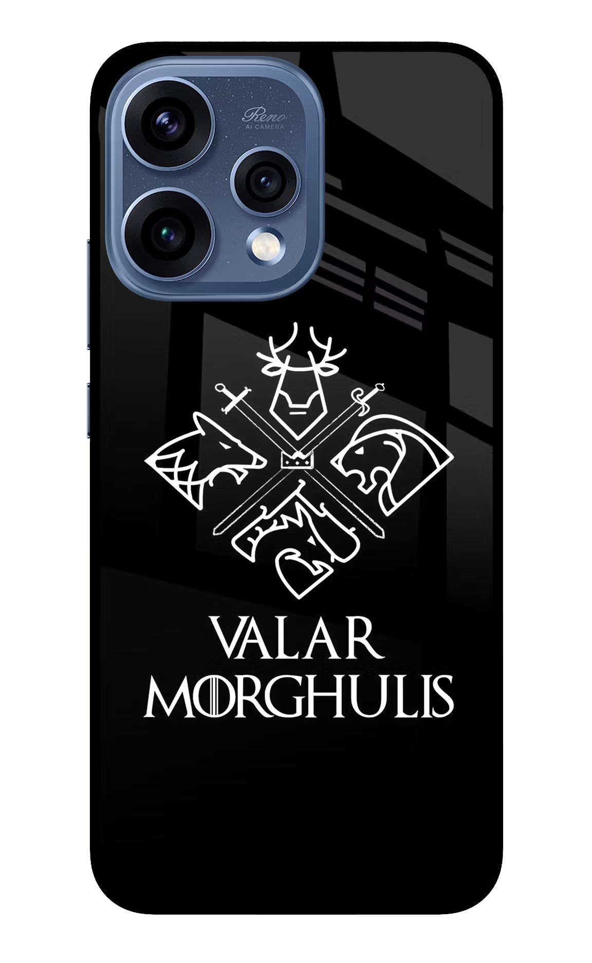 Valar Morghulis | Game Of Thrones Oppo Reno15 5G Glass Case - Valar Morghulis | Game Of Thrones Oppo Reno15 5G Glass Case Valar Morghulis | Game Of Thrones Oppo Reno15 5G Glass Case