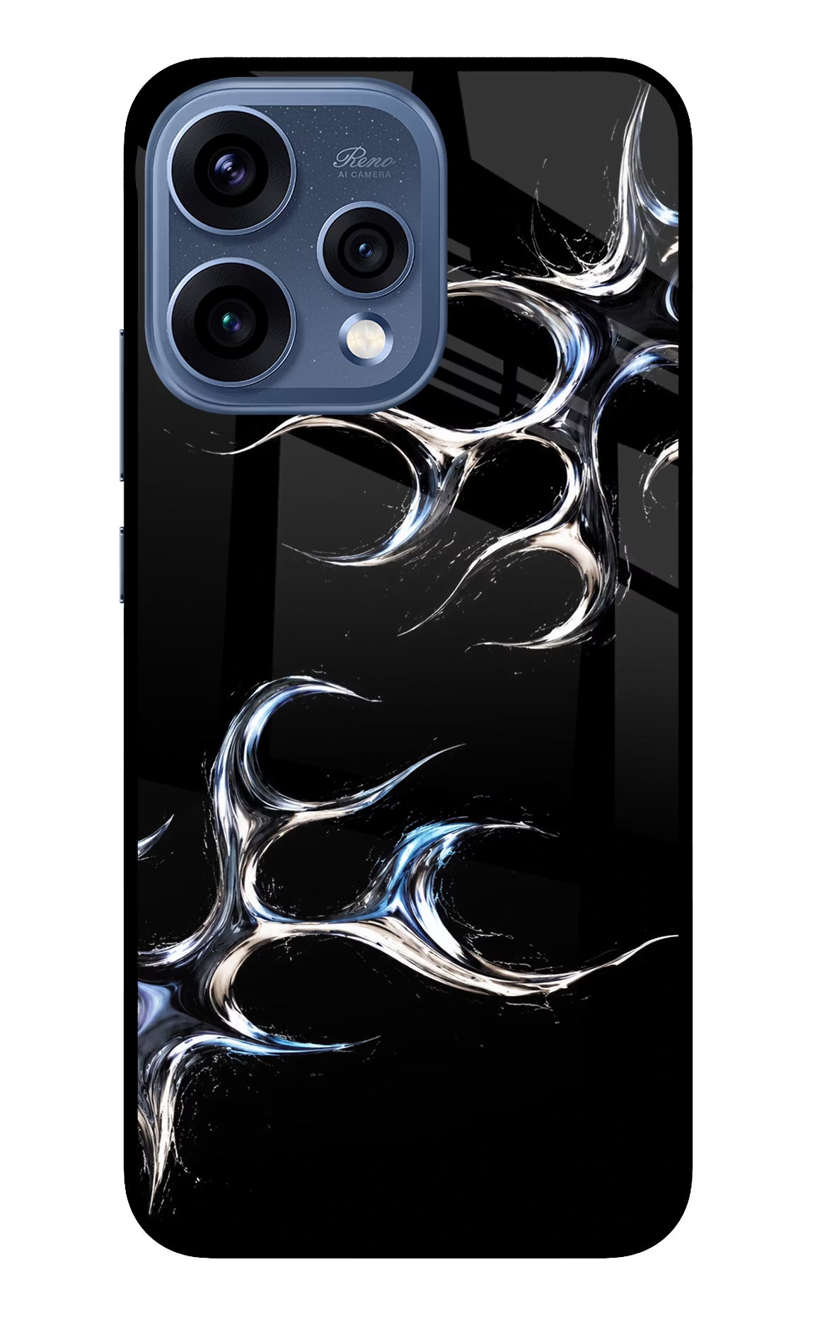 Chrome Tribal Oppo Reno15 5G Glass Case - Chrome Tribal Oppo Reno15 5G Glass Case Chrome Tribal Oppo Reno15 5G Glass Case