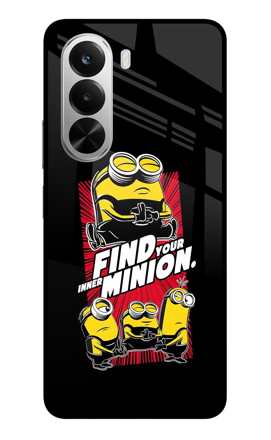 Find your inner Minion Realme P4x 5G Glass Case - Find your inner Minion Realme P4x 5G Glass Case Find your inner Minion Realme P4x 5G Glass Case