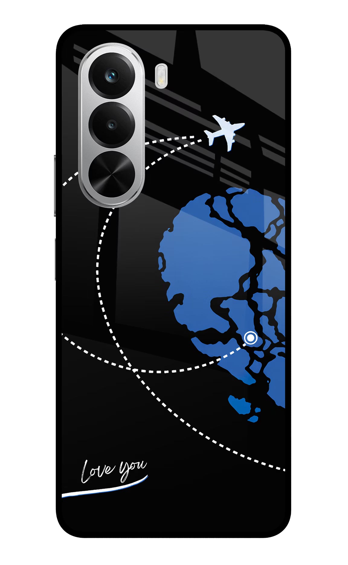 Love Orbit Realme P4x 5G Glass Case - Love Orbit Realme P4x 5G Glass Case Love Orbit Realme P4x 5G Glass Case