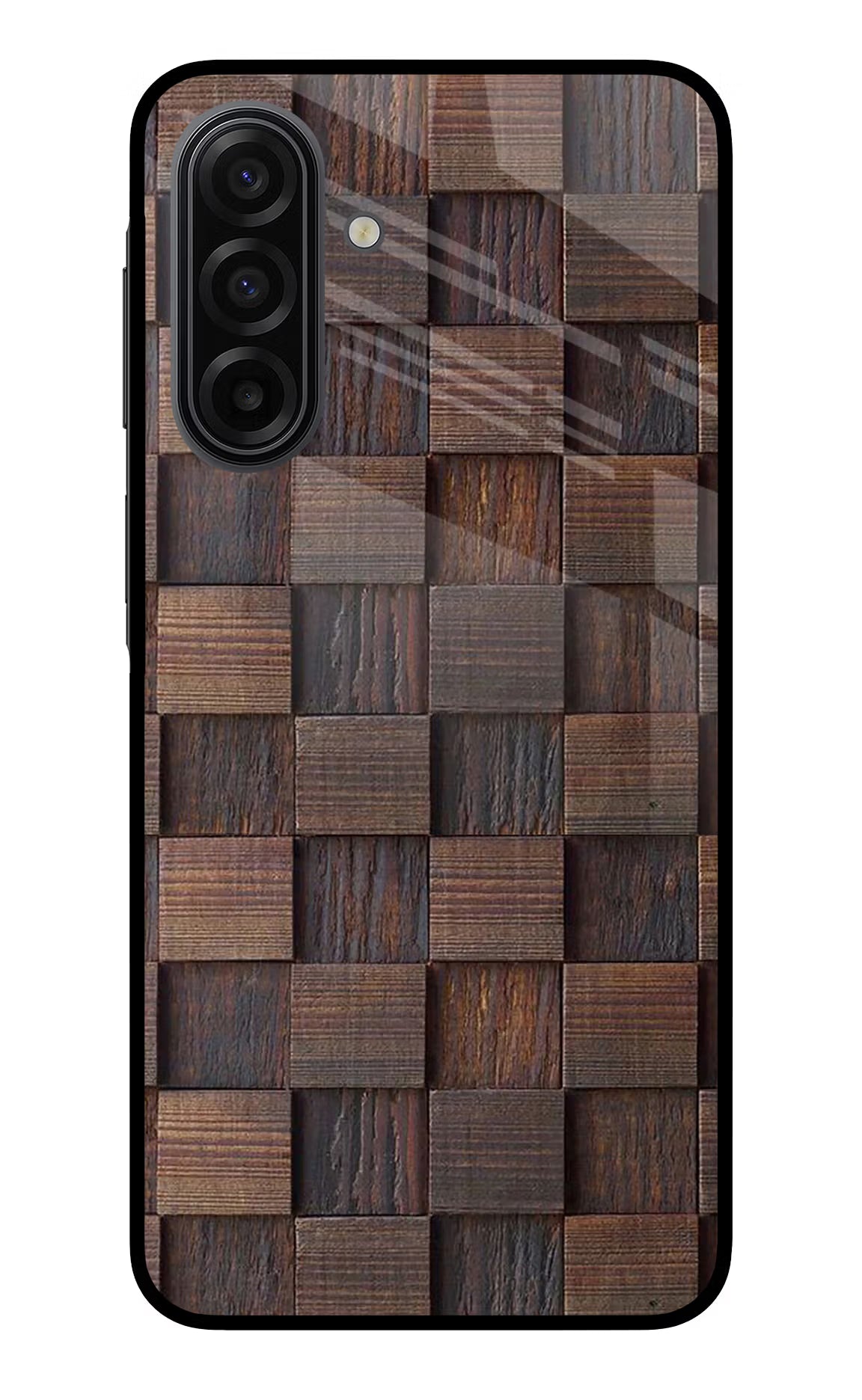 Wooden Cube Design Samsung F17 5G Glass Case - Wooden Cube Design Samsung F17 5G Glass Case Wooden Cube Design Samsung F17 5G Glass Case
