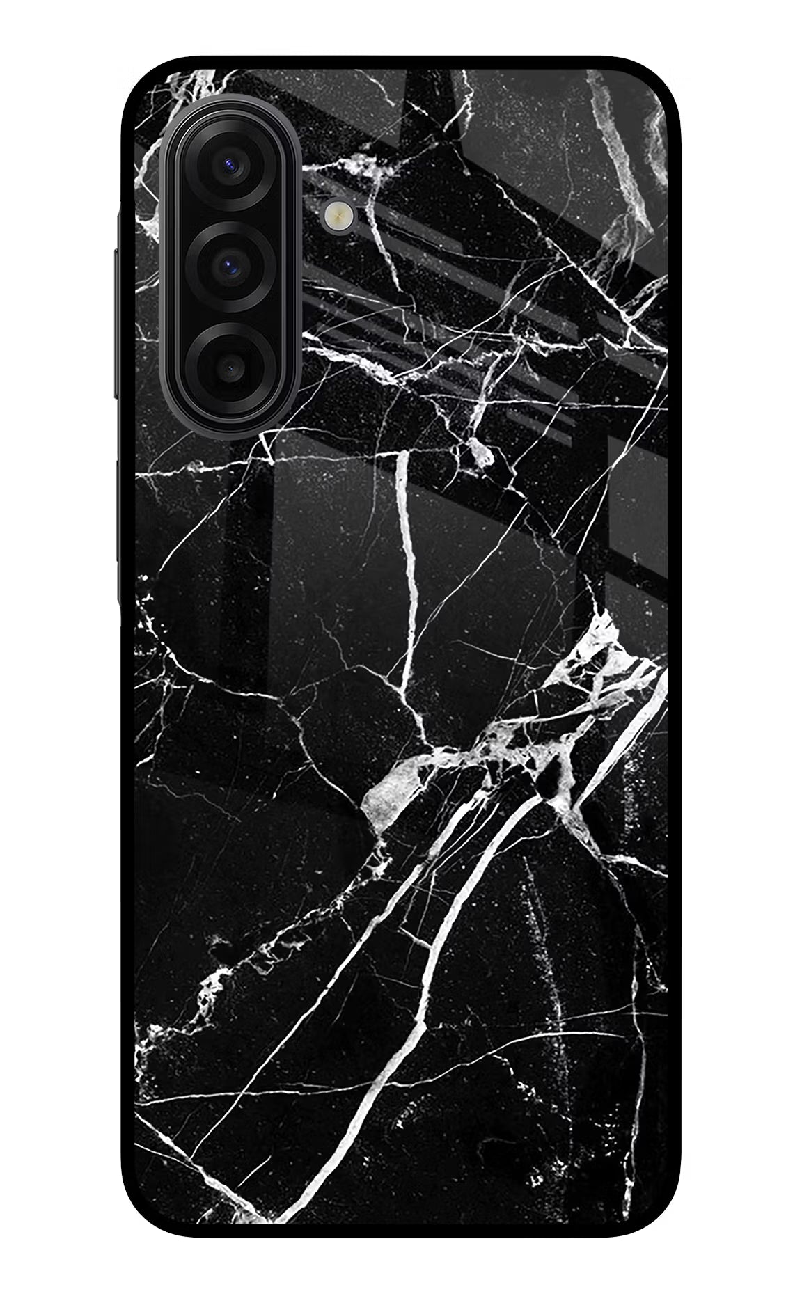 Black Marble Pattern Samsung F17 5G Glass Case - Black Marble Pattern Samsung F17 5G Glass Case Black Marble Pattern Samsung F17 5G Glass Case