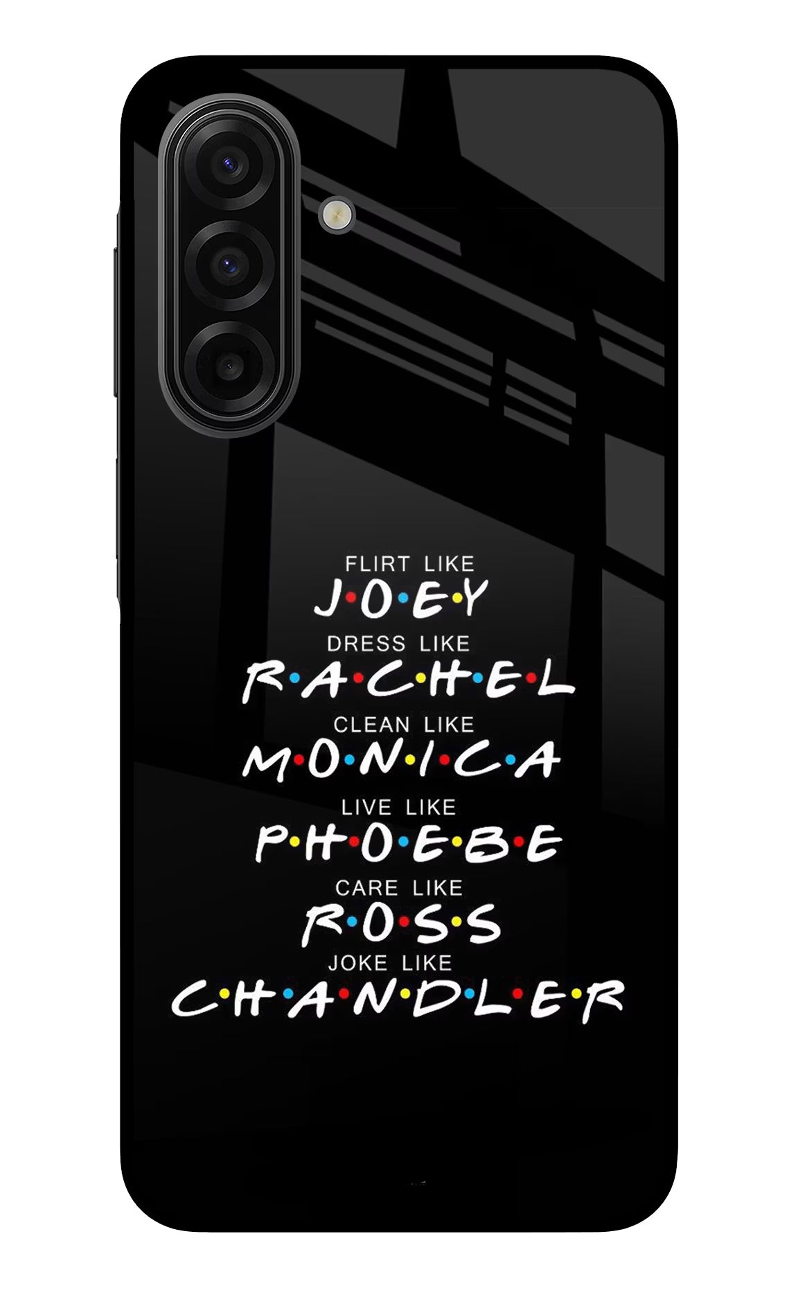 FRIENDS Character Samsung F17 5G Glass Case - FRIENDS Character Samsung F17 5G Glass Case FRIENDS Character Samsung F17 5G Glass Case