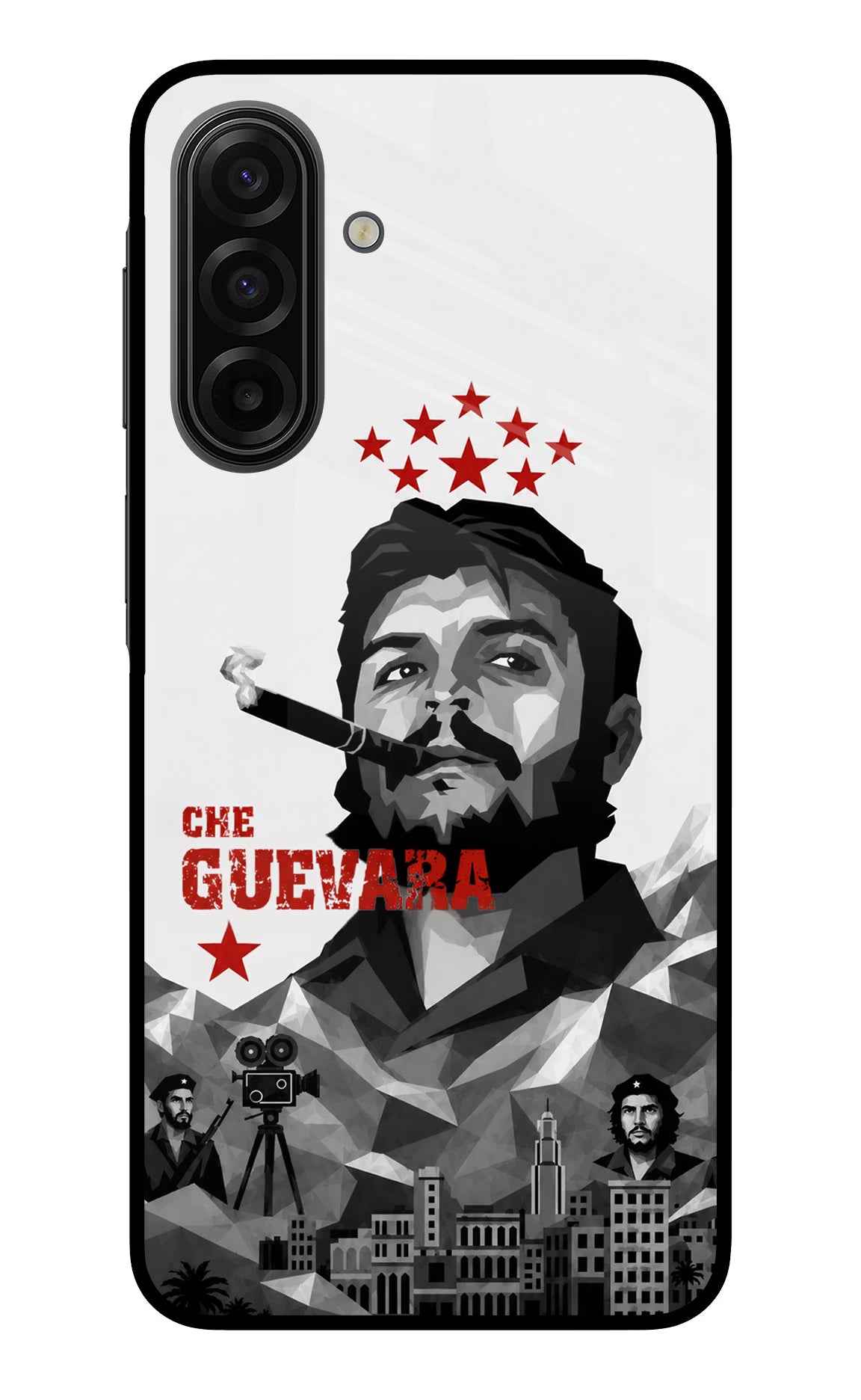 Che Guevara Iconic Samsung F17 5G Glass Case - Che Guevara Iconic Samsung F17 5G Glass Case Che Guevara Iconic Samsung F17 5G Glass Case