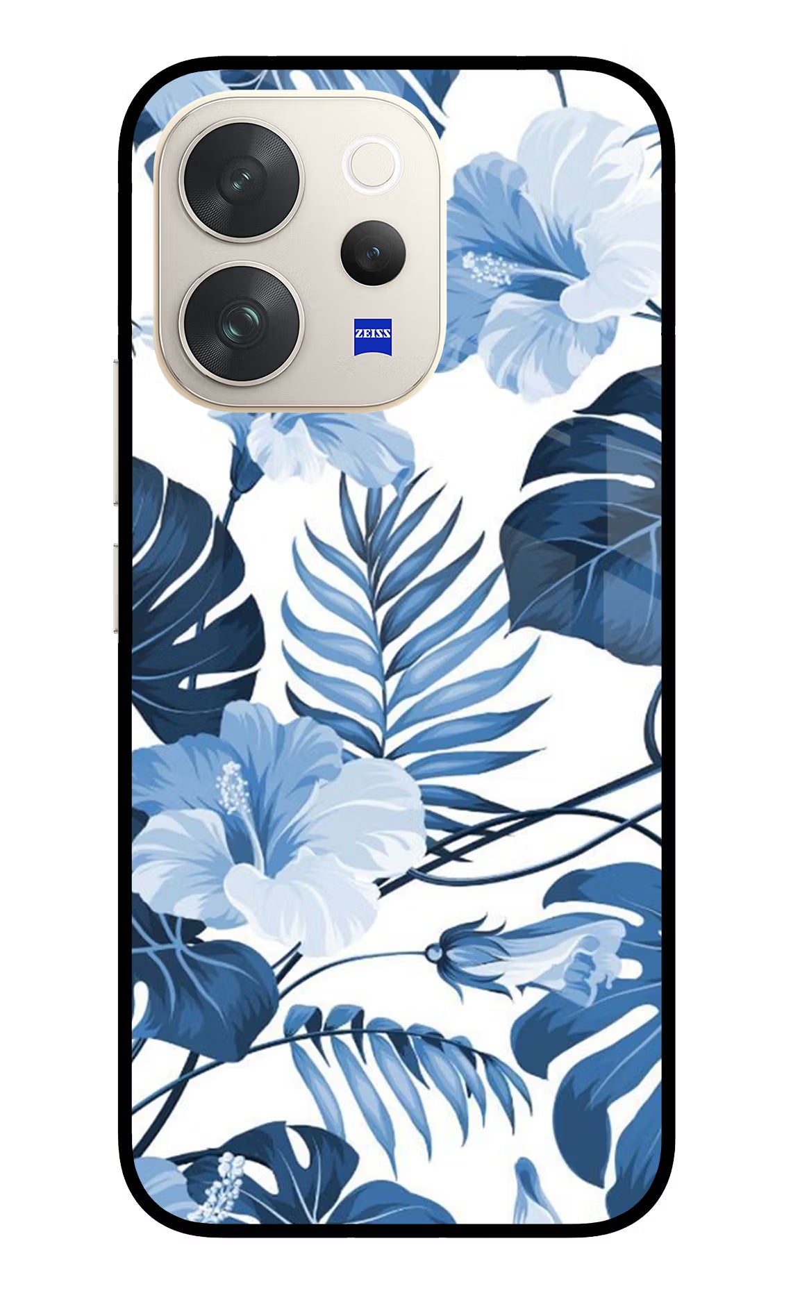 Fabric Art Vivo V70 5G Glass Case - Fabric Art Vivo V70 5G Glass Case Fabric Art Vivo V70 5G Glass Case