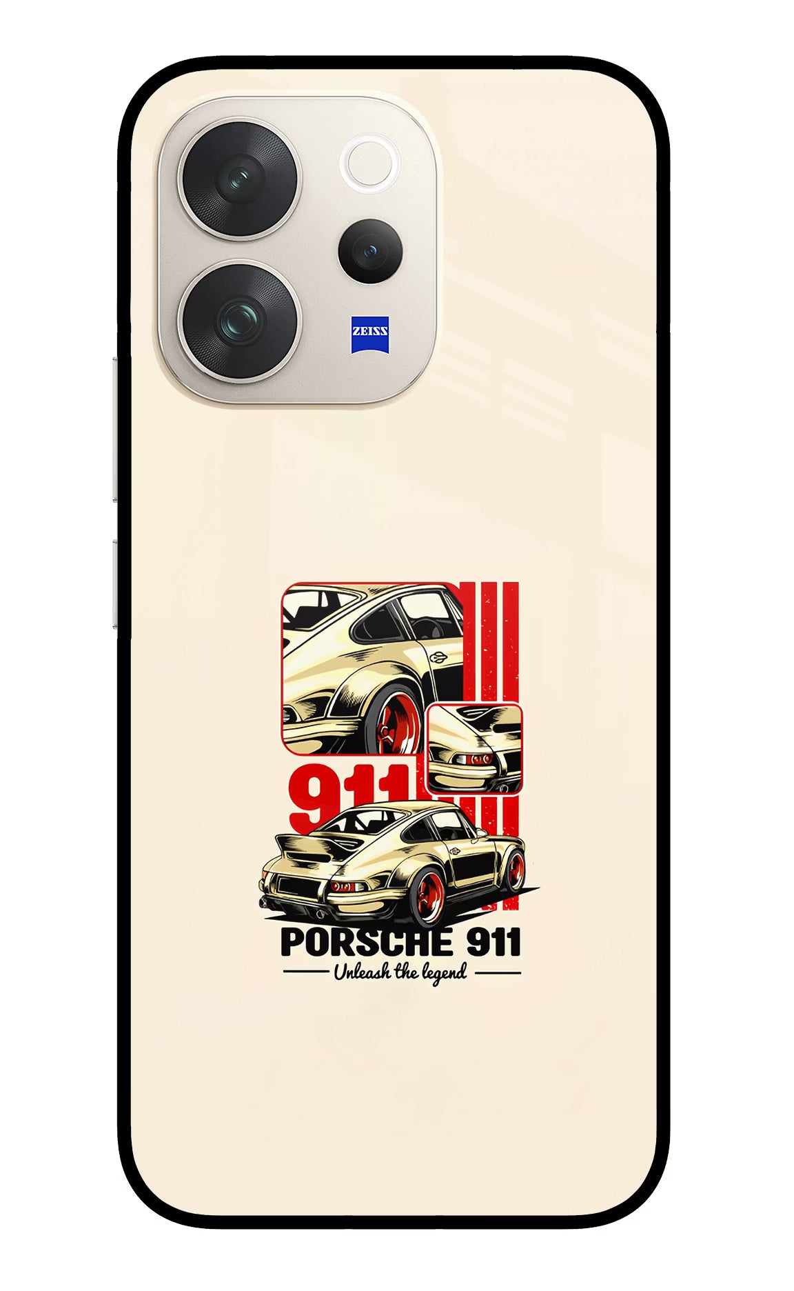 Classic Porsche 911 Vivo V70 5G Glass Case - Classic Porsche 911 Vivo V70 5G Glass Case Classic Porsche 911 Vivo V70 5G Glass Case