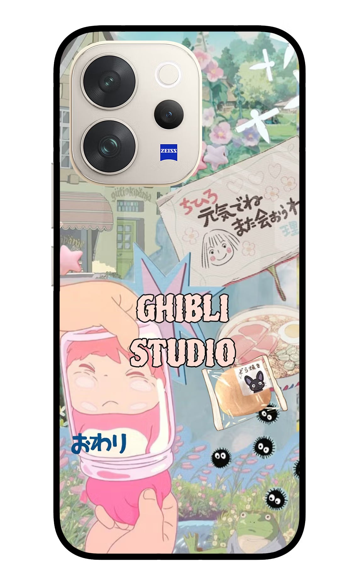 Studio Ghibli Vivo V70 5G Glass Case - Studio Ghibli Vivo V70 5G Glass Case Studio Ghibli Vivo V70 5G Glass Case