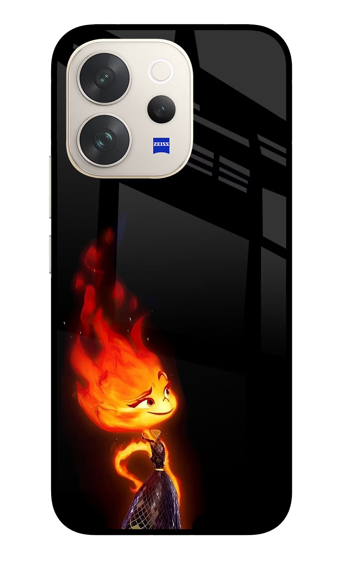 Ember Flame Vivo V70 5G Glass Case - Ember Flame Vivo V70 5G Glass Case Ember Flame Vivo V70 5G Glass Case