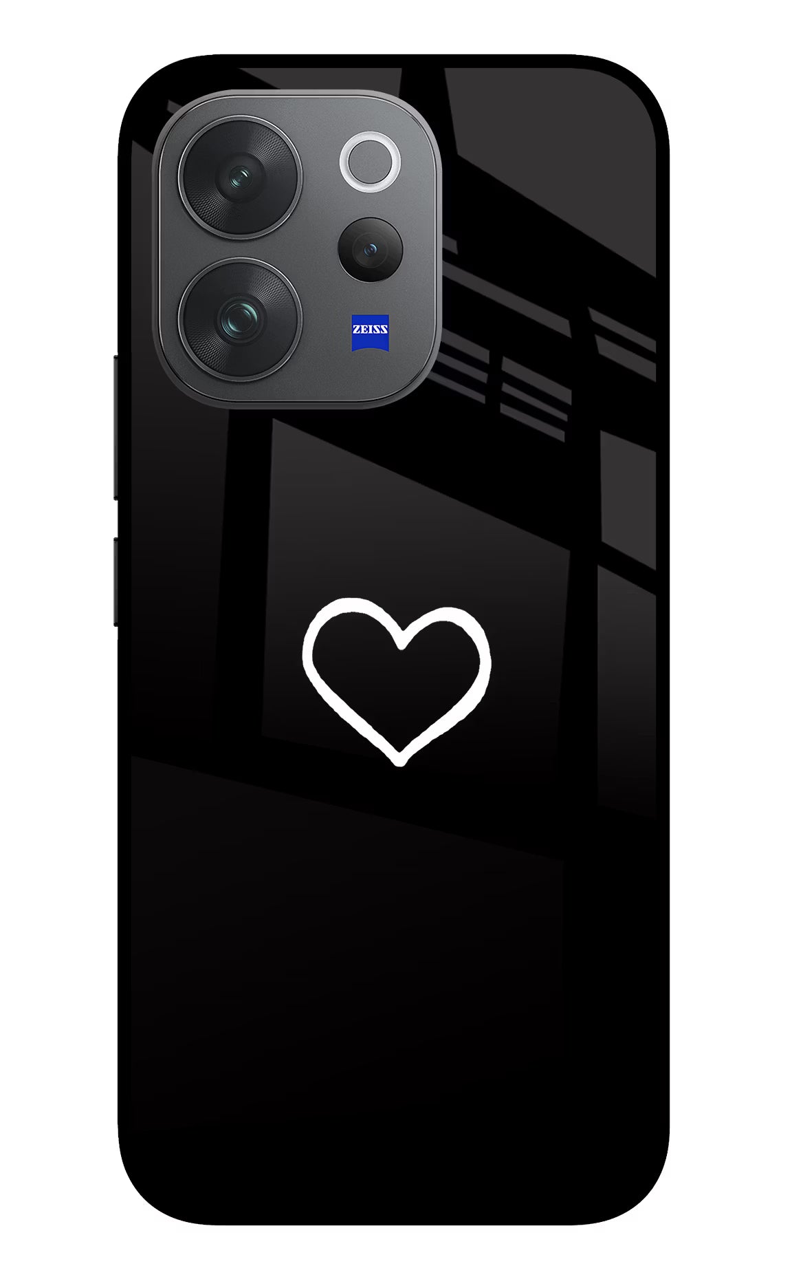 Heart Vivo V70 Elite 5G Glass Case - Heart Vivo V70 Elite 5G Glass Case Heart Vivo V70 Elite 5G Glass Case