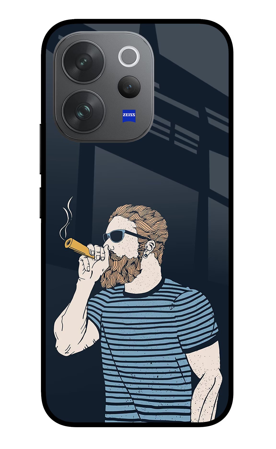 Smoking Vivo V70 Elite 5G Glass Case - Smoking Vivo V70 Elite 5G Glass Case Smoking Vivo V70 Elite 5G Glass Case