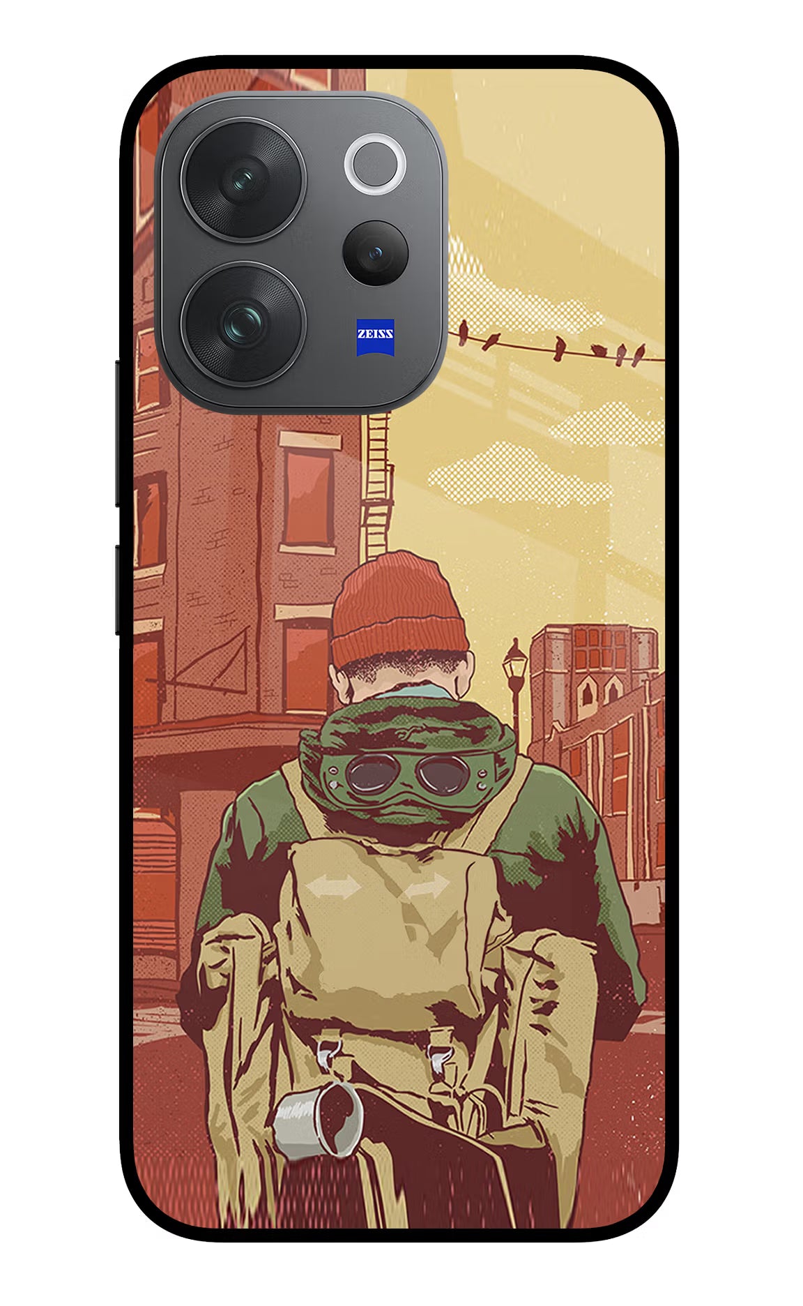 Adventurous Vivo V70 Elite 5G Glass Case - Adventurous Vivo V70 Elite 5G Glass Case Adventurous Vivo V70 Elite 5G Glass Case