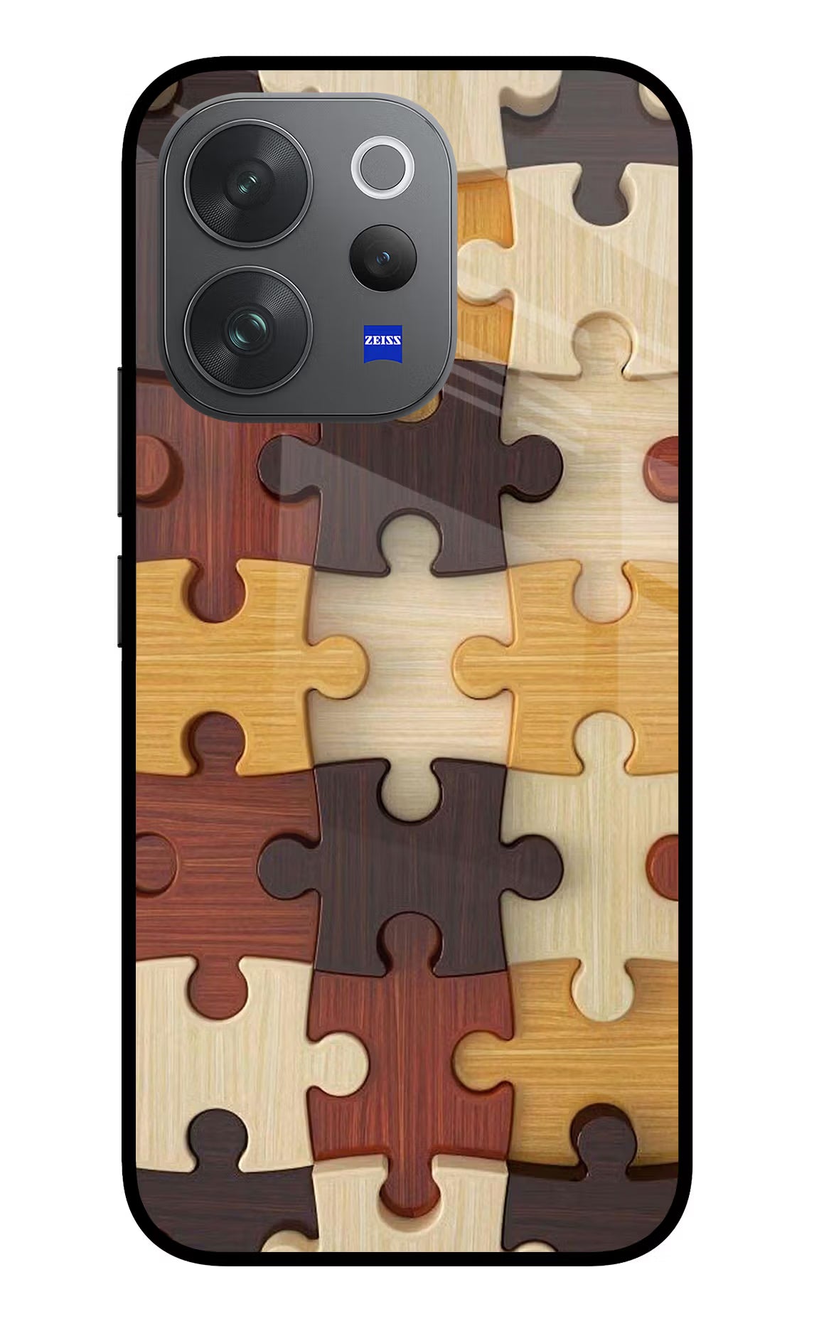 Wooden Puzzle Vivo V70 Elite 5G Glass Case - Wooden Puzzle Vivo V70 Elite 5G Glass Case Wooden Puzzle Vivo V70 Elite 5G Glass Case