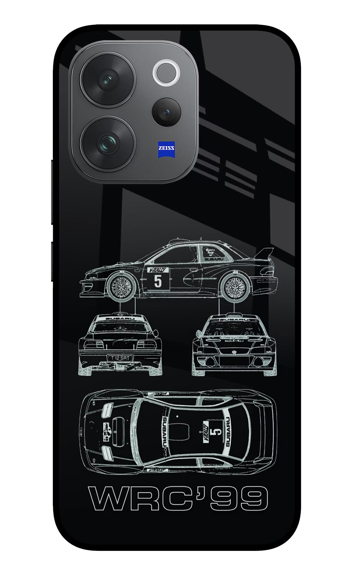 WRC'99 Vivo V70 Elite 5G Glass Case - WRC'99 Vivo V70 Elite 5G Glass Case WRC'99 Vivo V70 Elite 5G Glass Case
