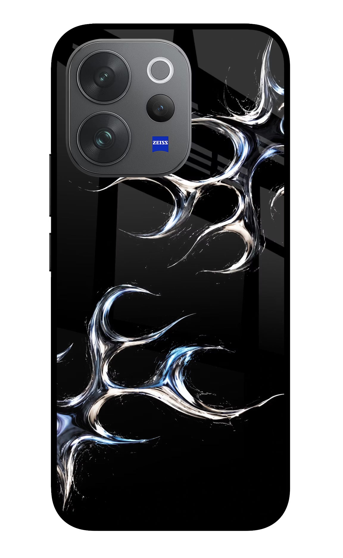 Chrome Tribal Vivo V70 Elite 5G Glass Case - Chrome Tribal Vivo V70 Elite 5G Glass Case Chrome Tribal Vivo V70 Elite 5G Glass Case