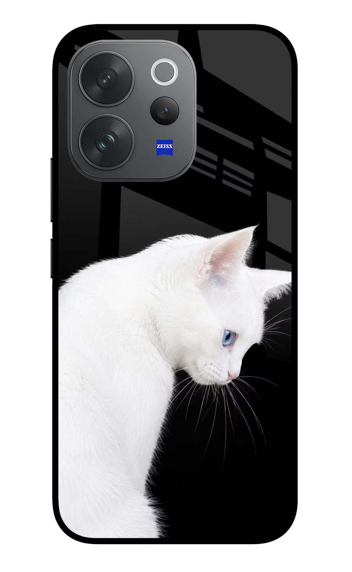 Snow Gaze Vivo V70 Elite 5G Glass Case - Snow Gaze Vivo V70 Elite 5G Glass Case Snow Gaze Vivo V70 Elite 5G Glass Case