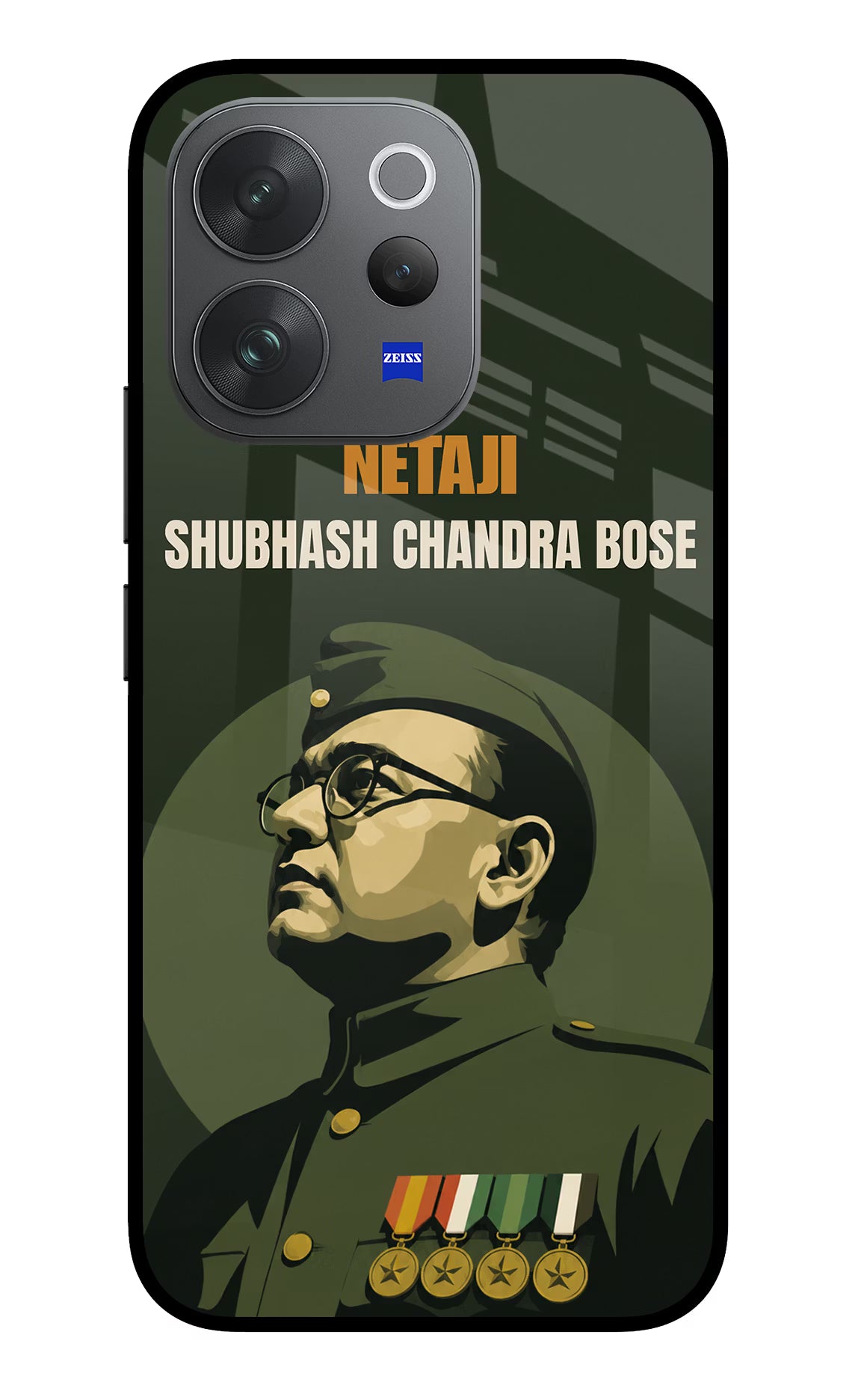 Netaji Legacy Vivo V70 Elite 5G Glass Case - Netaji Legacy Vivo V70 Elite 5G Glass Case Netaji Legacy Vivo V70 Elite 5G Glass Case