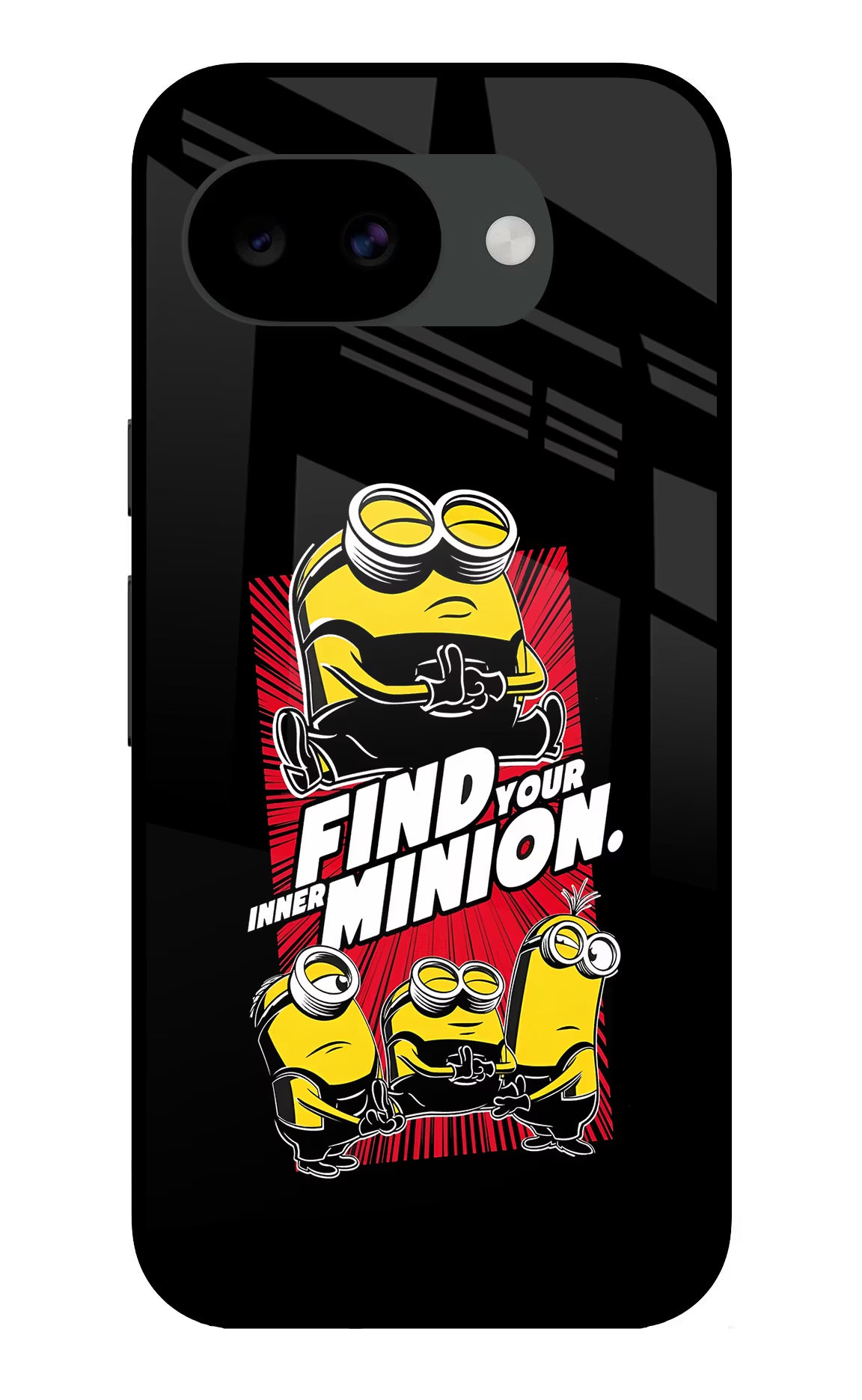 Find your inner Minion Google Pixel 10a Glass Case - Find your inner Minion Google Pixel 10a Glass Case Find your inner Minion Google Pixel 10a Glass Case