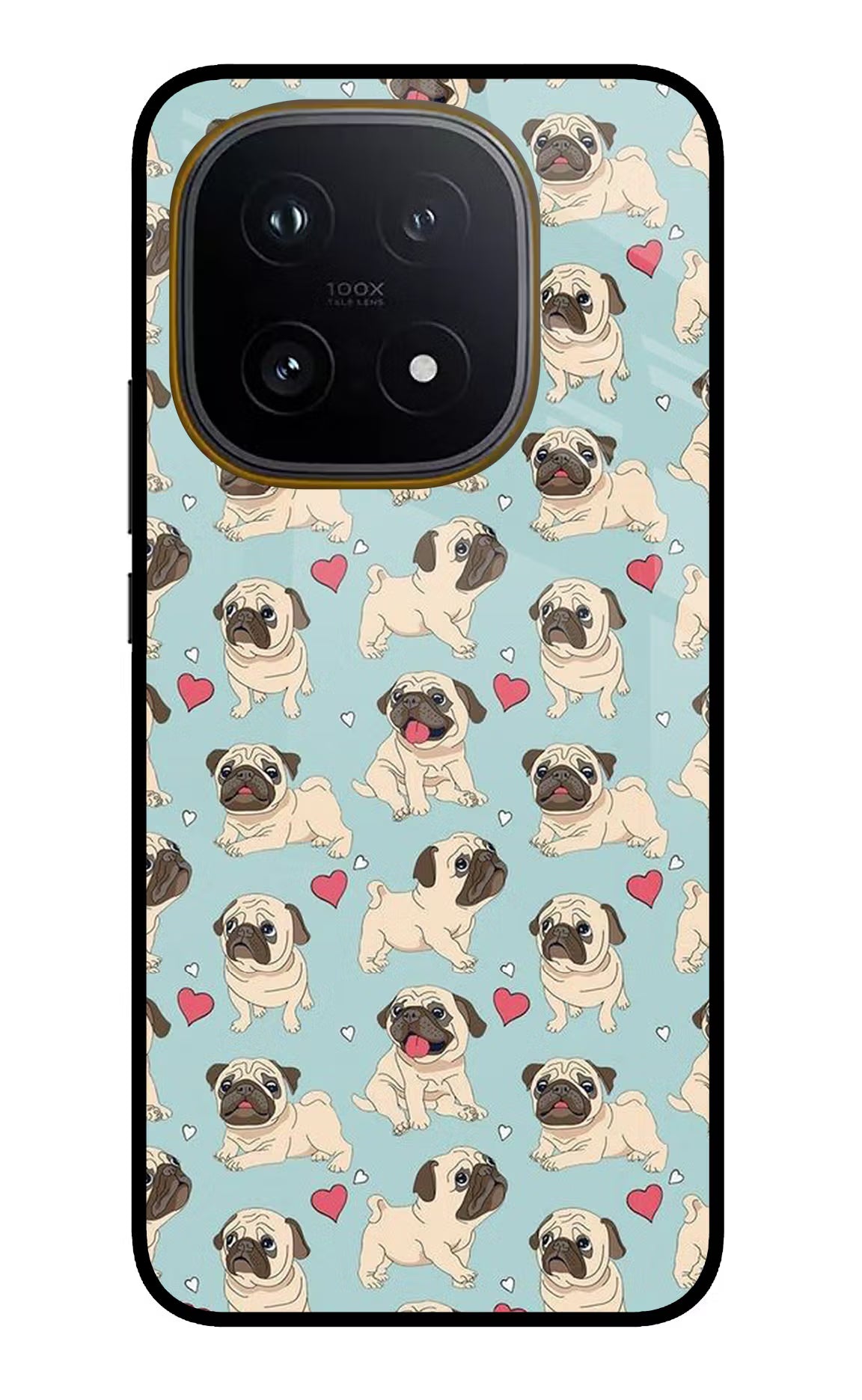 Pug Dog iQOO 15 5G Glass Case - Pug Dog iQOO 15 5G Glass Case Pug Dog iQOO 15 5G Glass Case