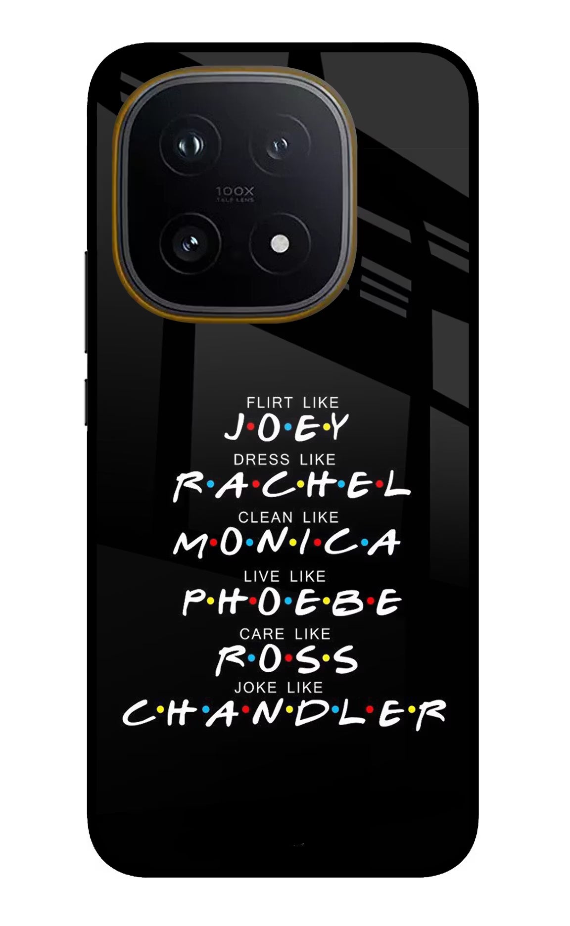 FRIENDS Character iQOO 15 5G Glass Case - FRIENDS Character iQOO 15 5G Glass Case FRIENDS Character iQOO 15 5G Glass Case