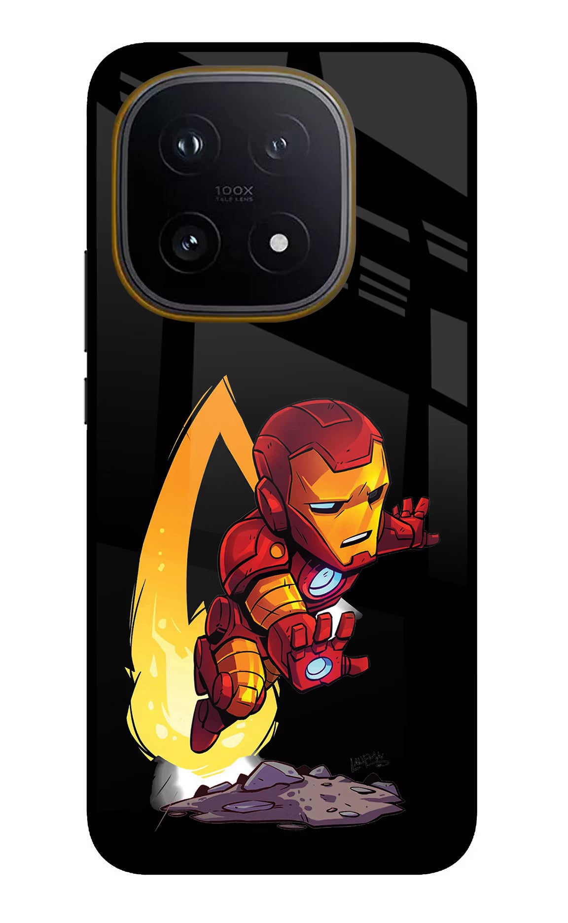 IronMan iQOO 15 5G Glass Case - IronMan iQOO 15 5G Glass Case IronMan iQOO 15 5G Glass Case
