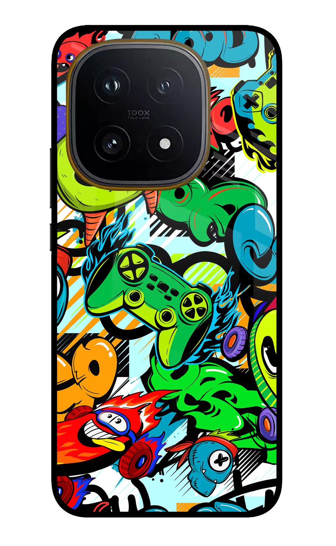 Game Doodle iQOO 15 5G Glass Case - Game Doodle iQOO 15 5G Glass Case Game Doodle iQOO 15 5G Glass Case