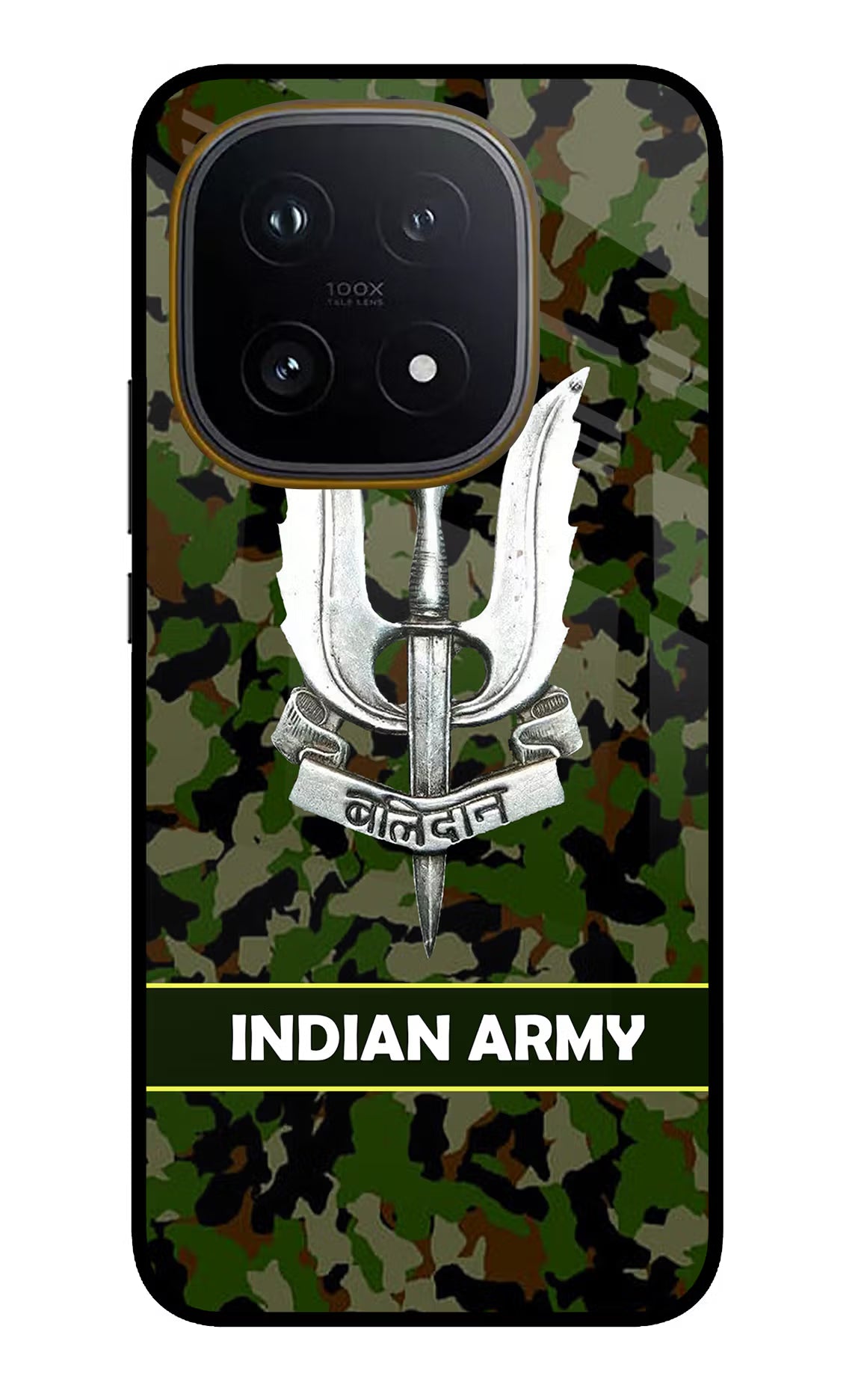 Balidan Indian Logo iQOO 15 5G Glass Case - Balidan Indian Logo iQOO 15 5G Glass Case Balidan Indian Logo iQOO 15 5G Glass Case