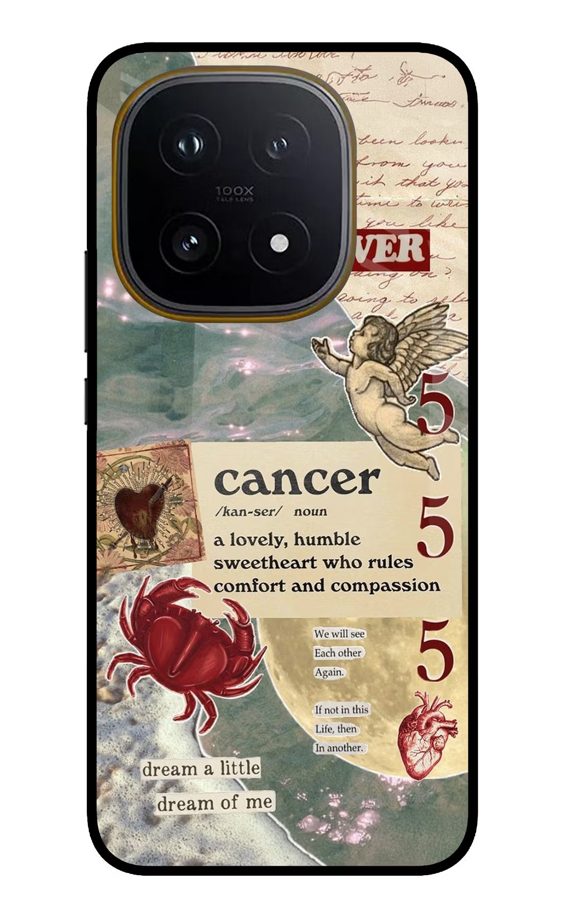 Cancer Zodiac iQOO 15 5G Glass Case - Cancer Zodiac iQOO 15 5G Glass Case Cancer Zodiac iQOO 15 5G Glass Case
