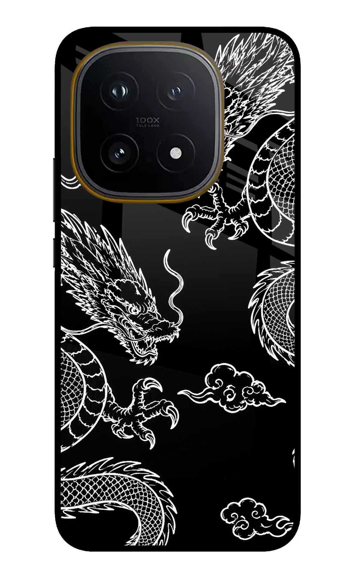 Twin Dragons iQOO 15 5G Glass Case - Twin Dragons iQOO 15 5G Glass Case Twin Dragons iQOO 15 5G Glass Case