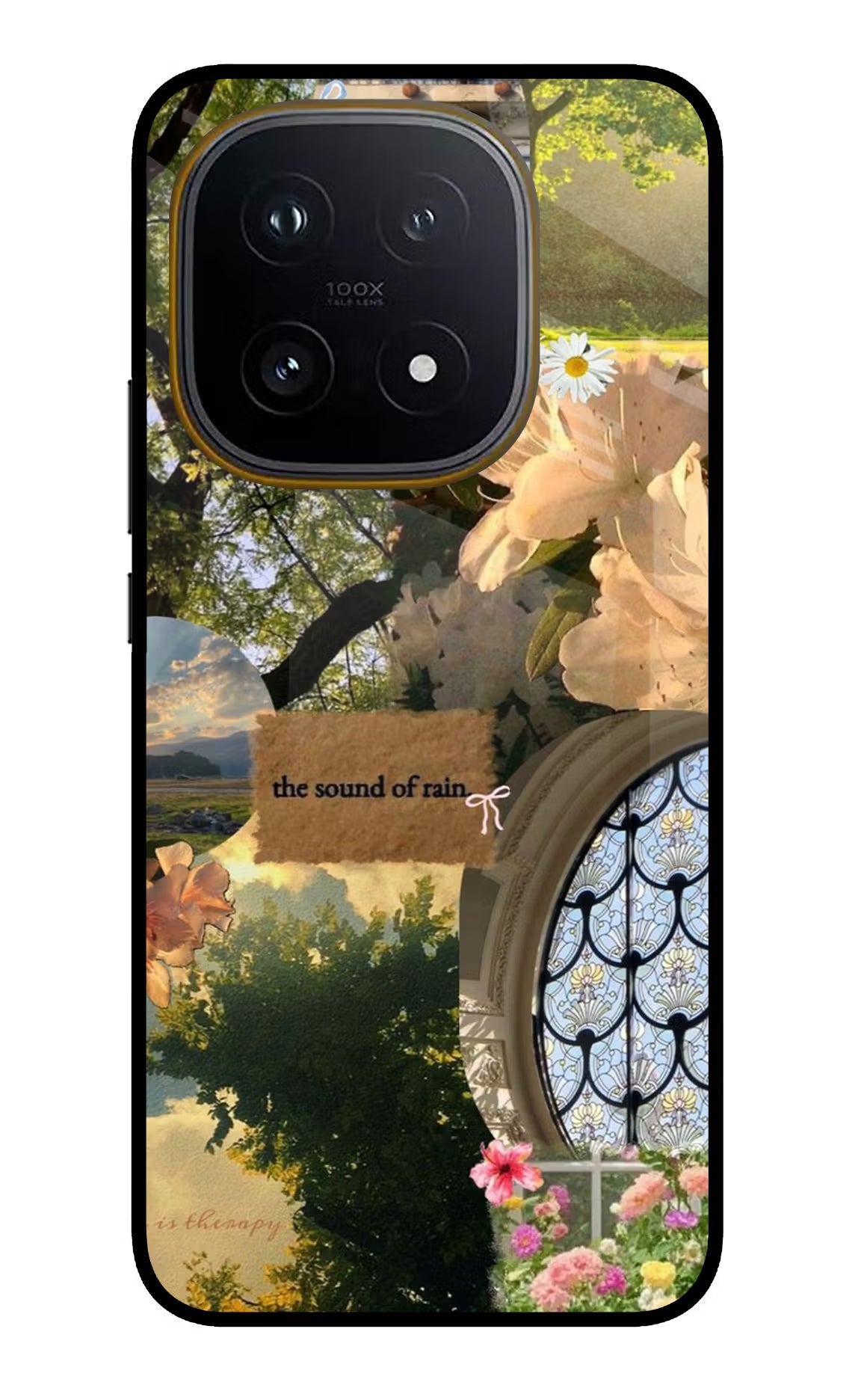 Rain iQOO 15 5G Glass Case - Rain iQOO 15 5G Glass Case Rain iQOO 15 5G Glass Case
