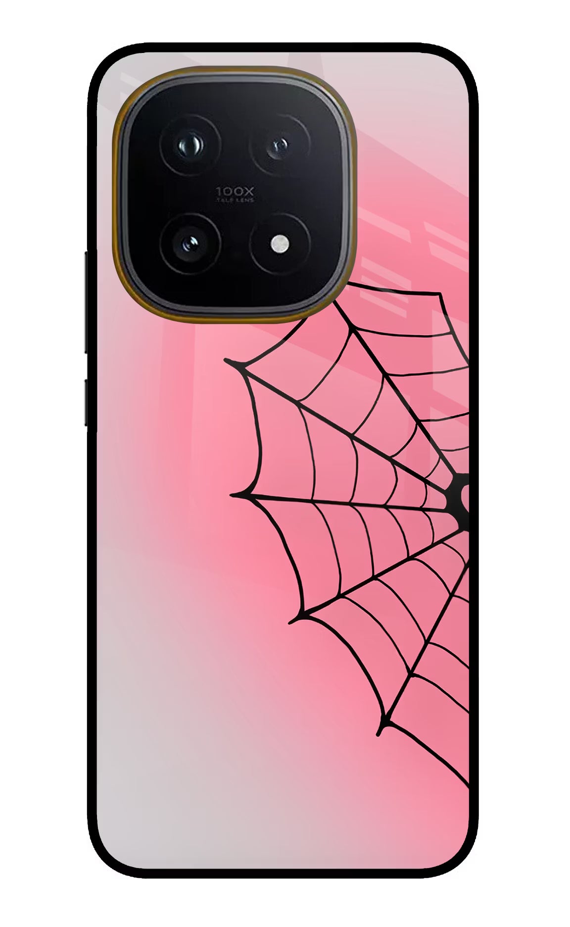 Pink Web iQOO 15 5G Glass Case - Pink Web iQOO 15 5G Glass Case Pink Web iQOO 15 5G Glass Case